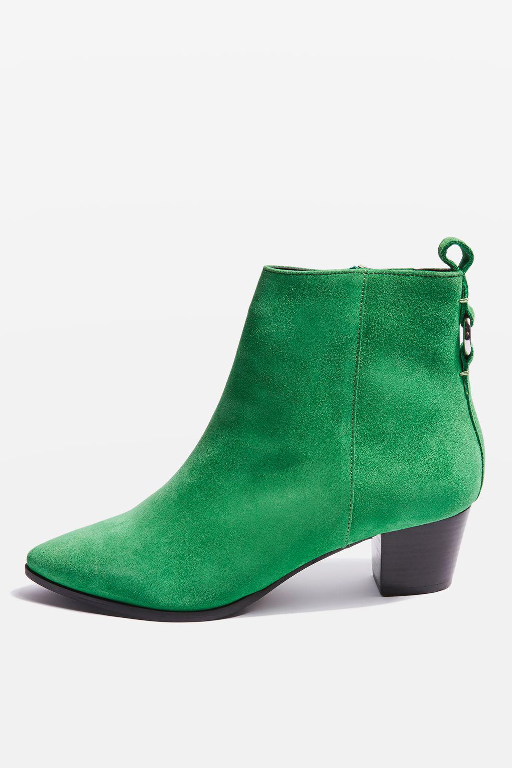 topshop green boots