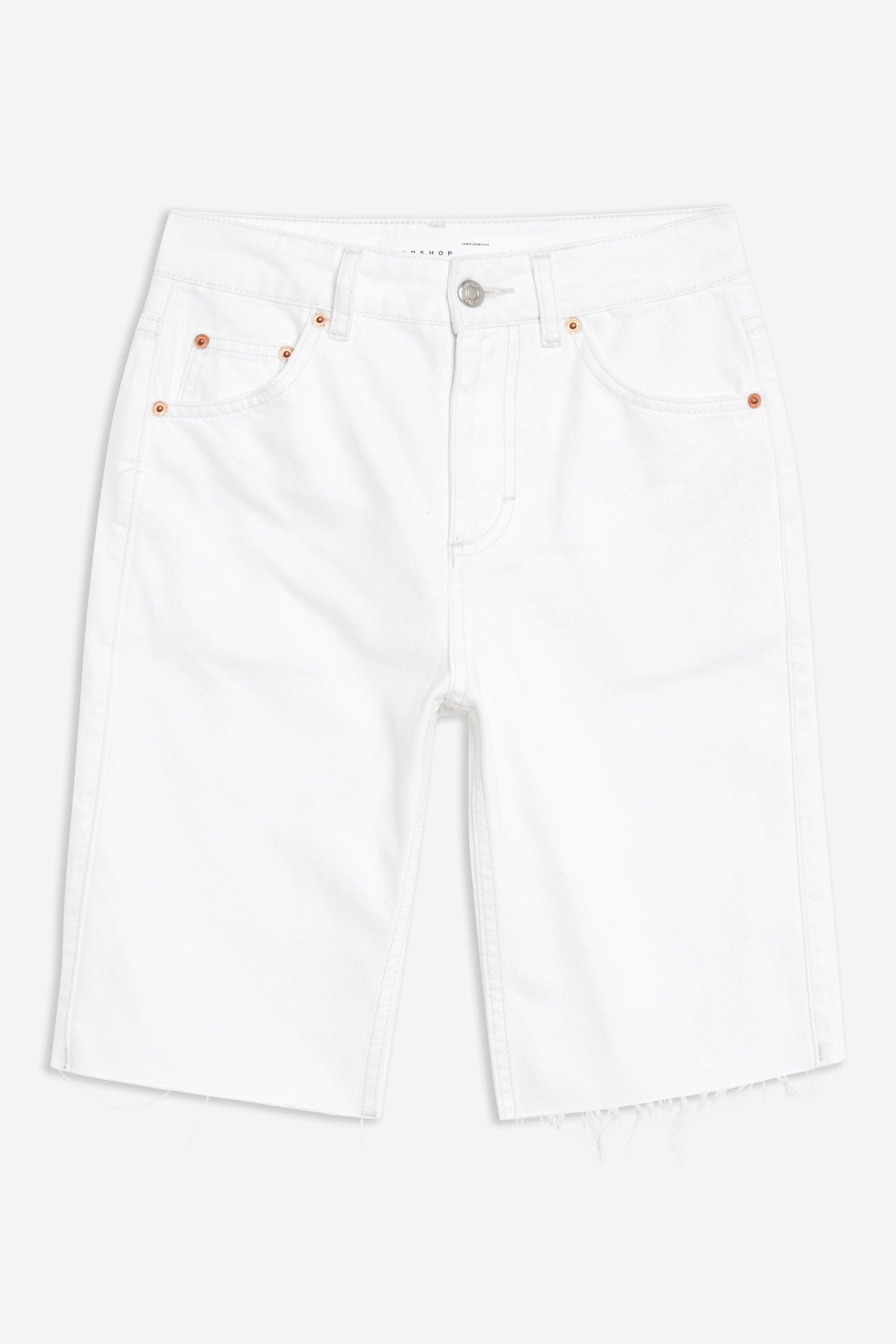 topshop denim cycling shorts