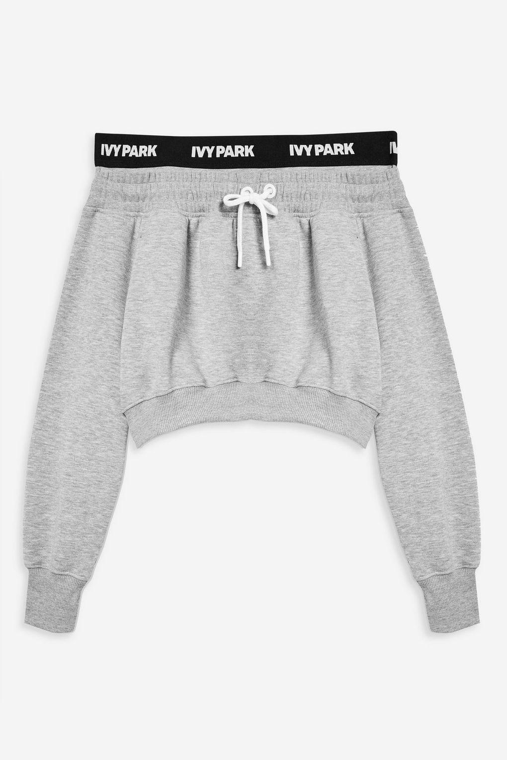 ivy park off shoulder sweatshirt