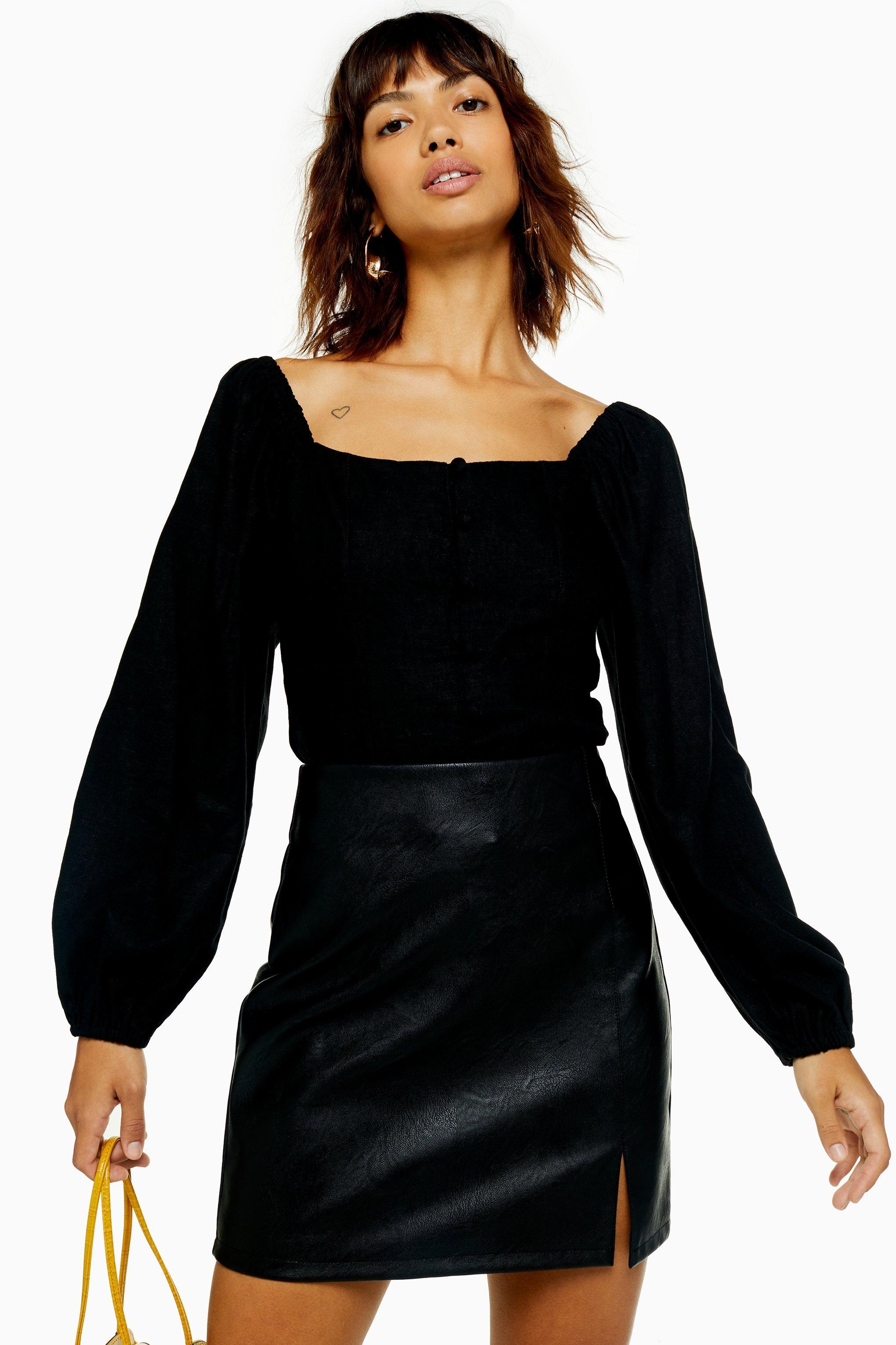 topshop linen shirt