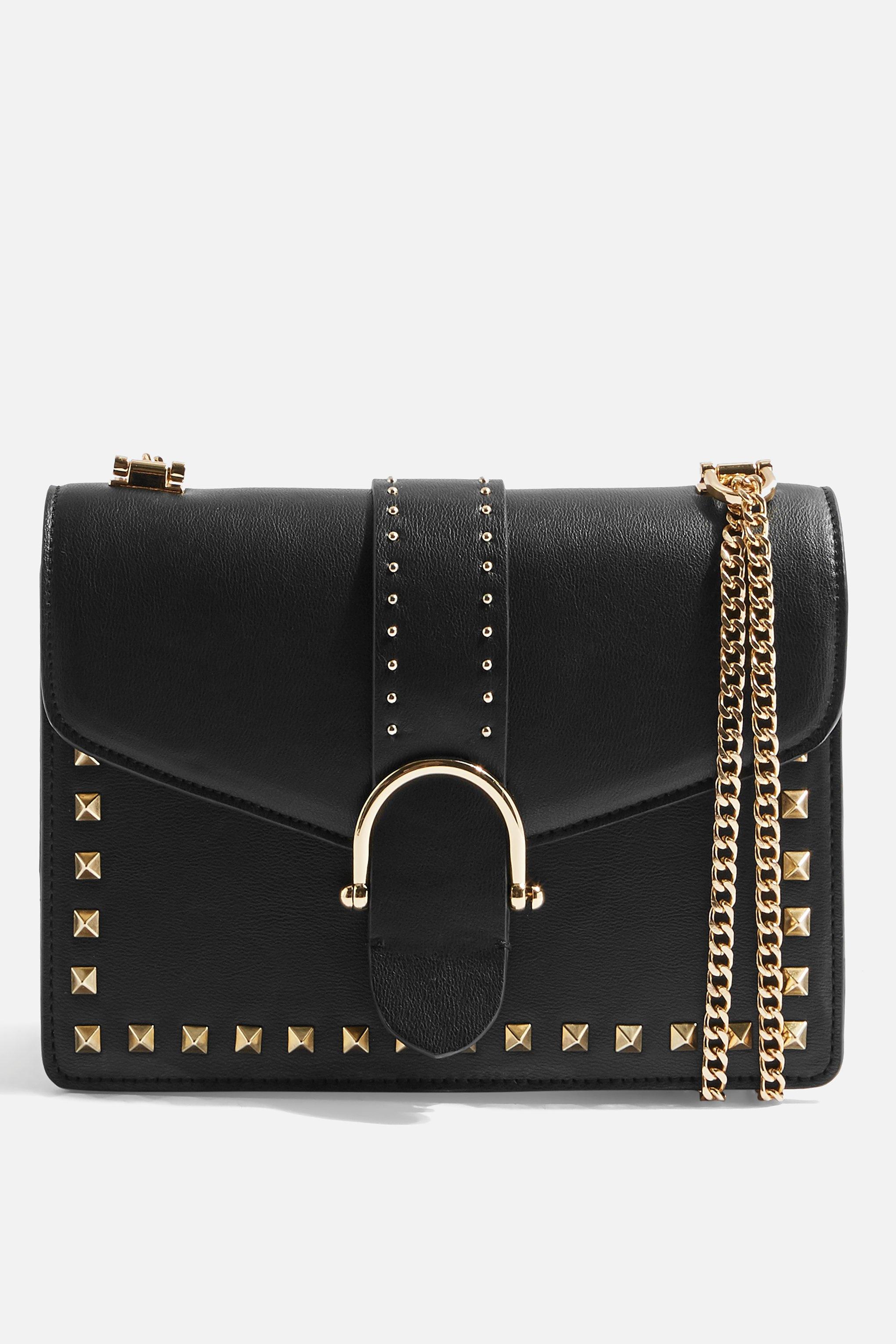 topshop beth studded shoulder bag