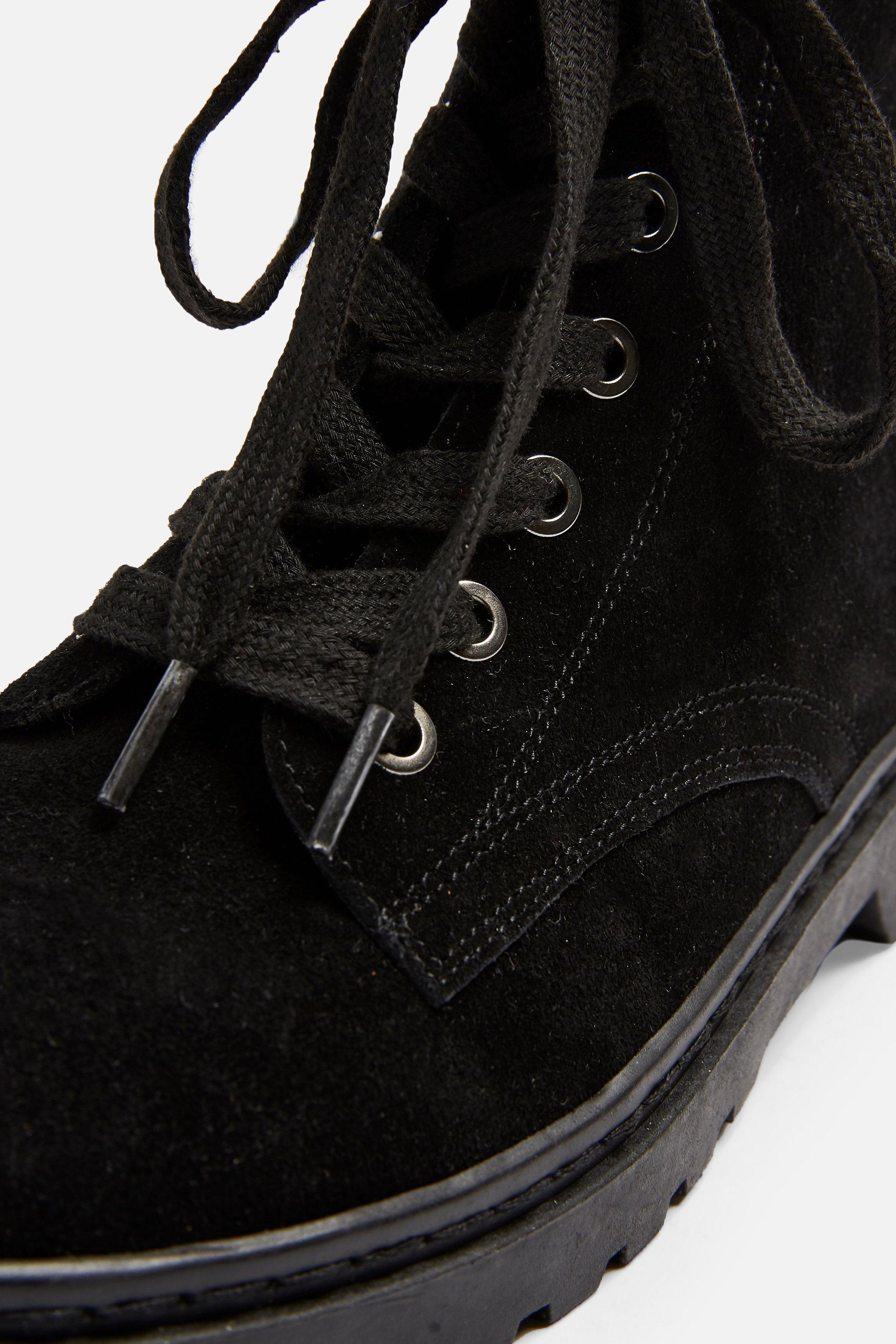 bumble leather lace up boots