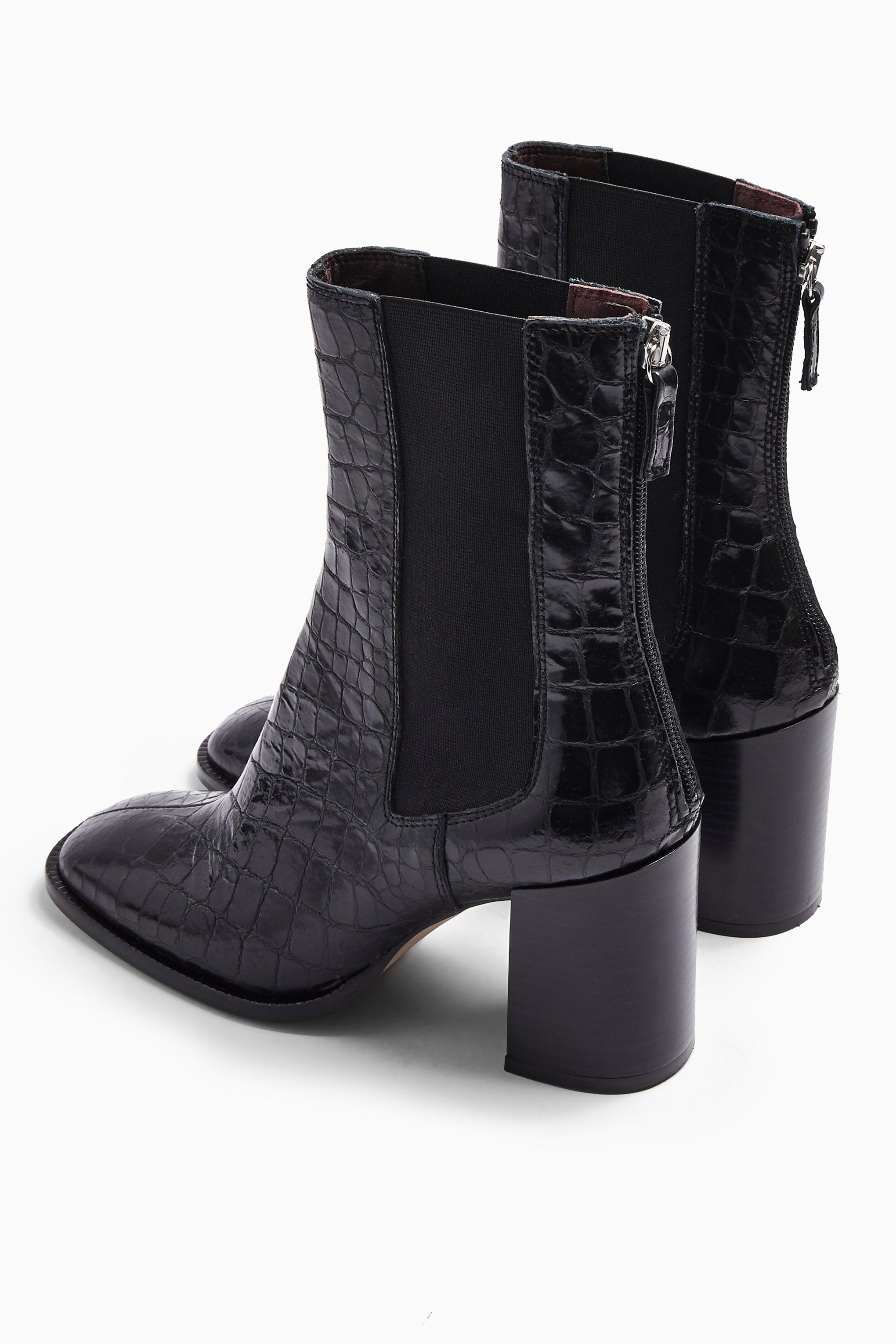 topshop crocodile boots