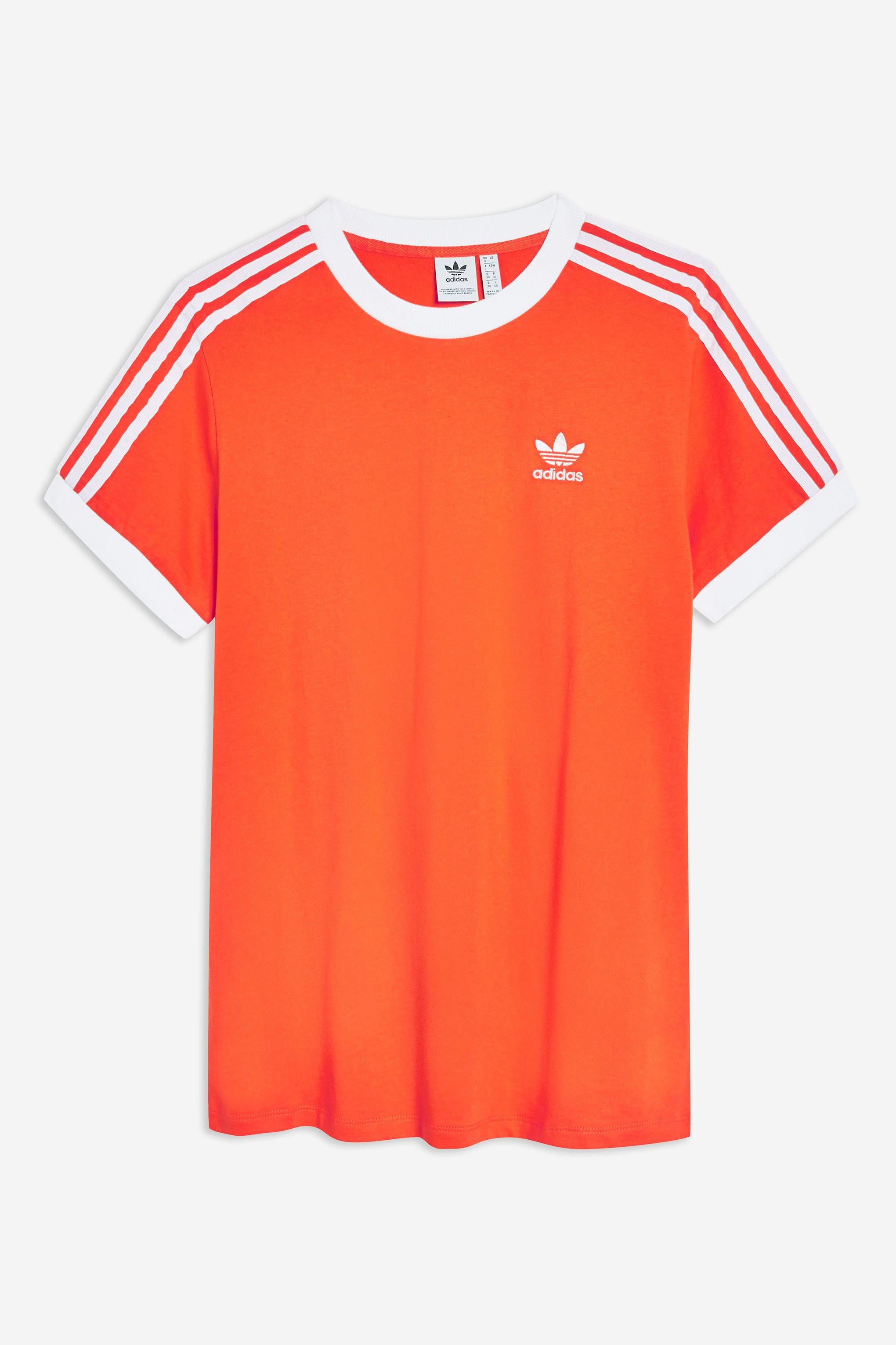adidas california t shirt orange