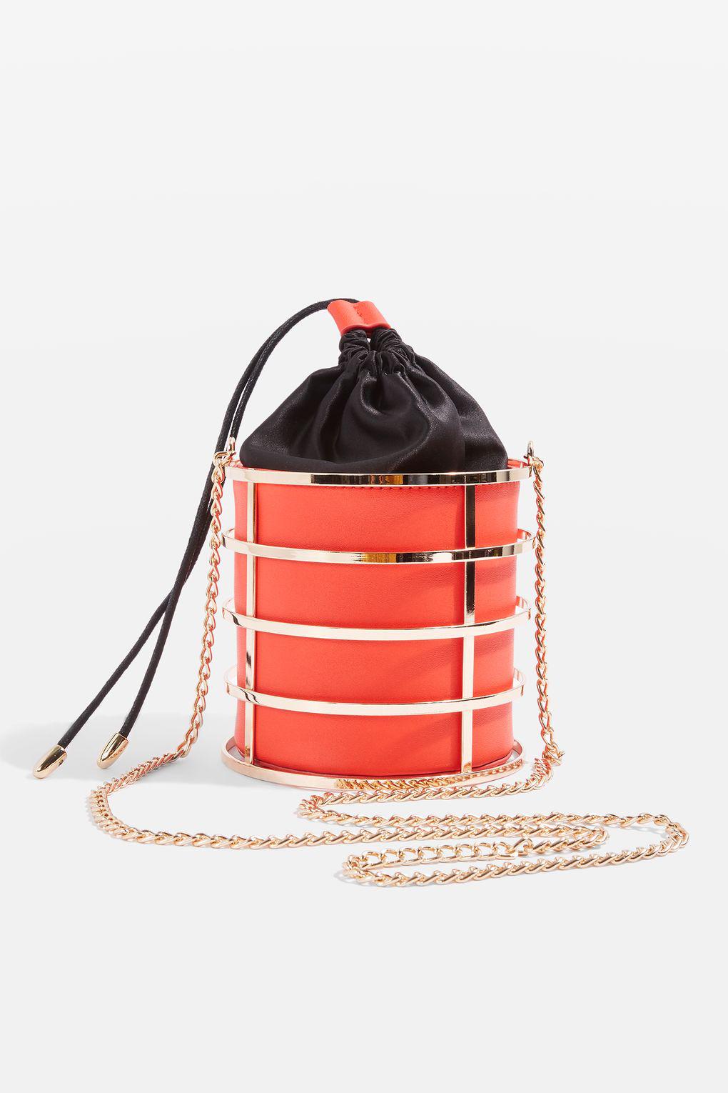 TOPSHOP Randy Round Crossbody Bag in Red - Lyst