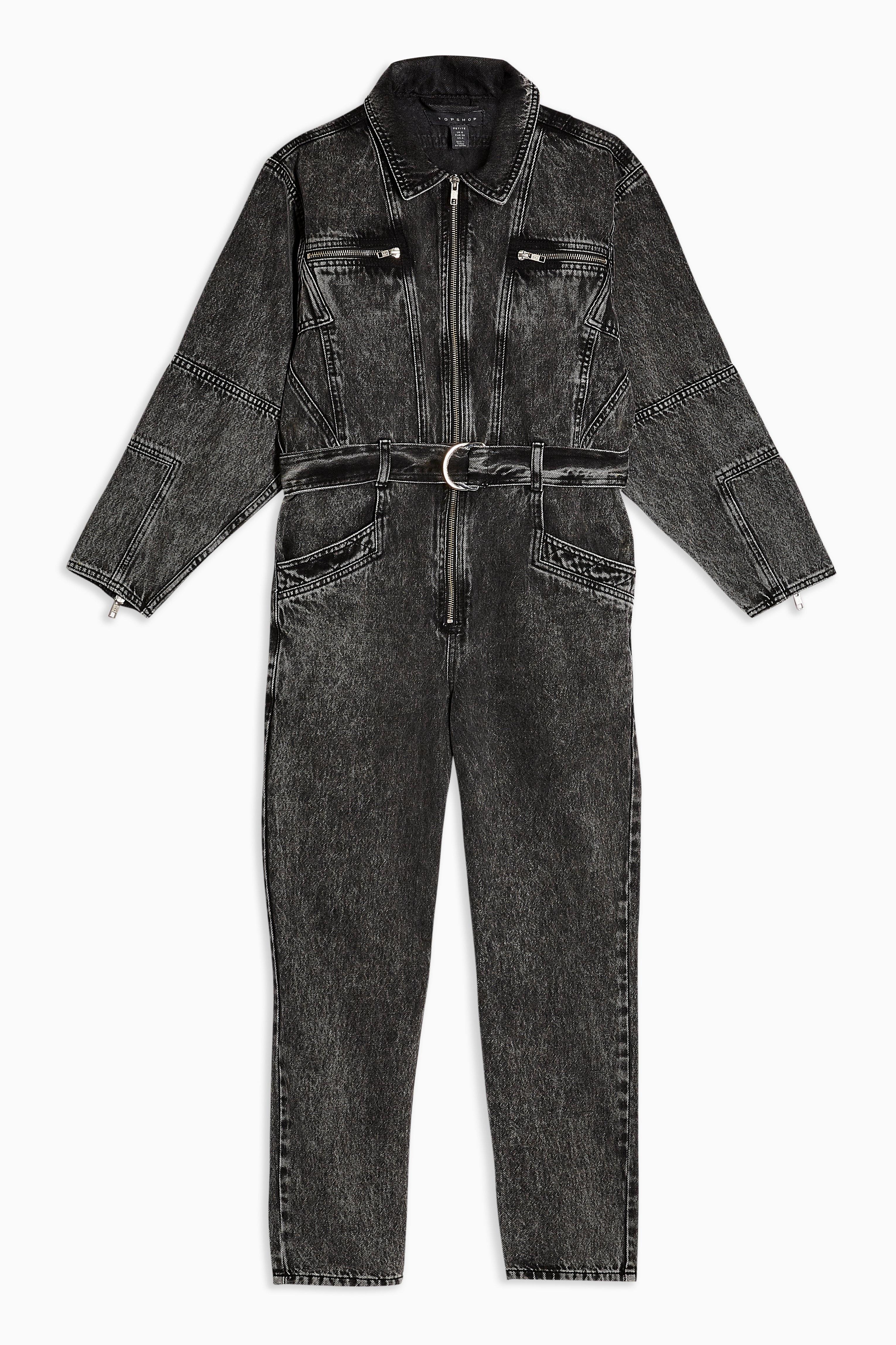topshop acid wash boiler suit