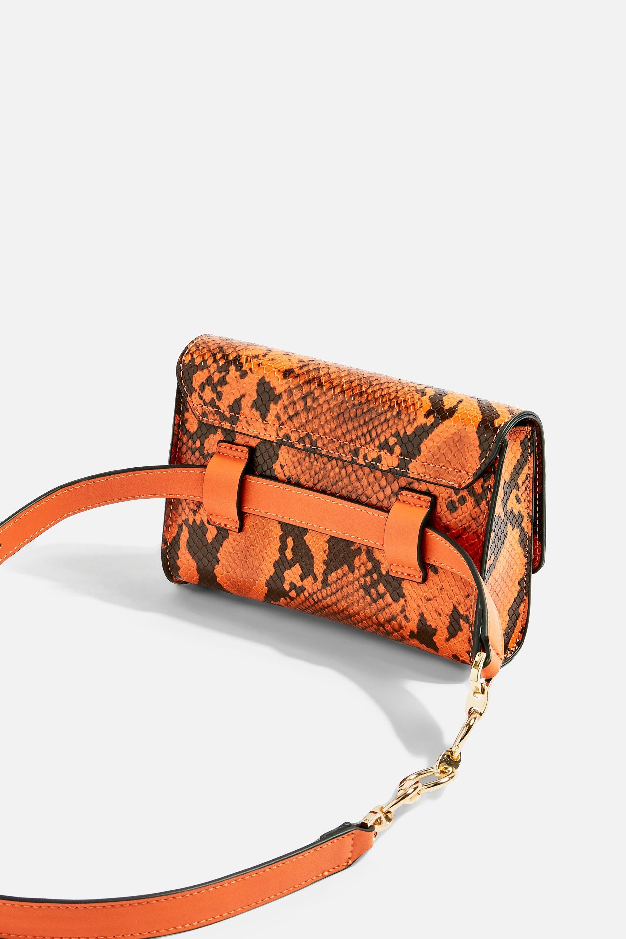 orange bag topshop