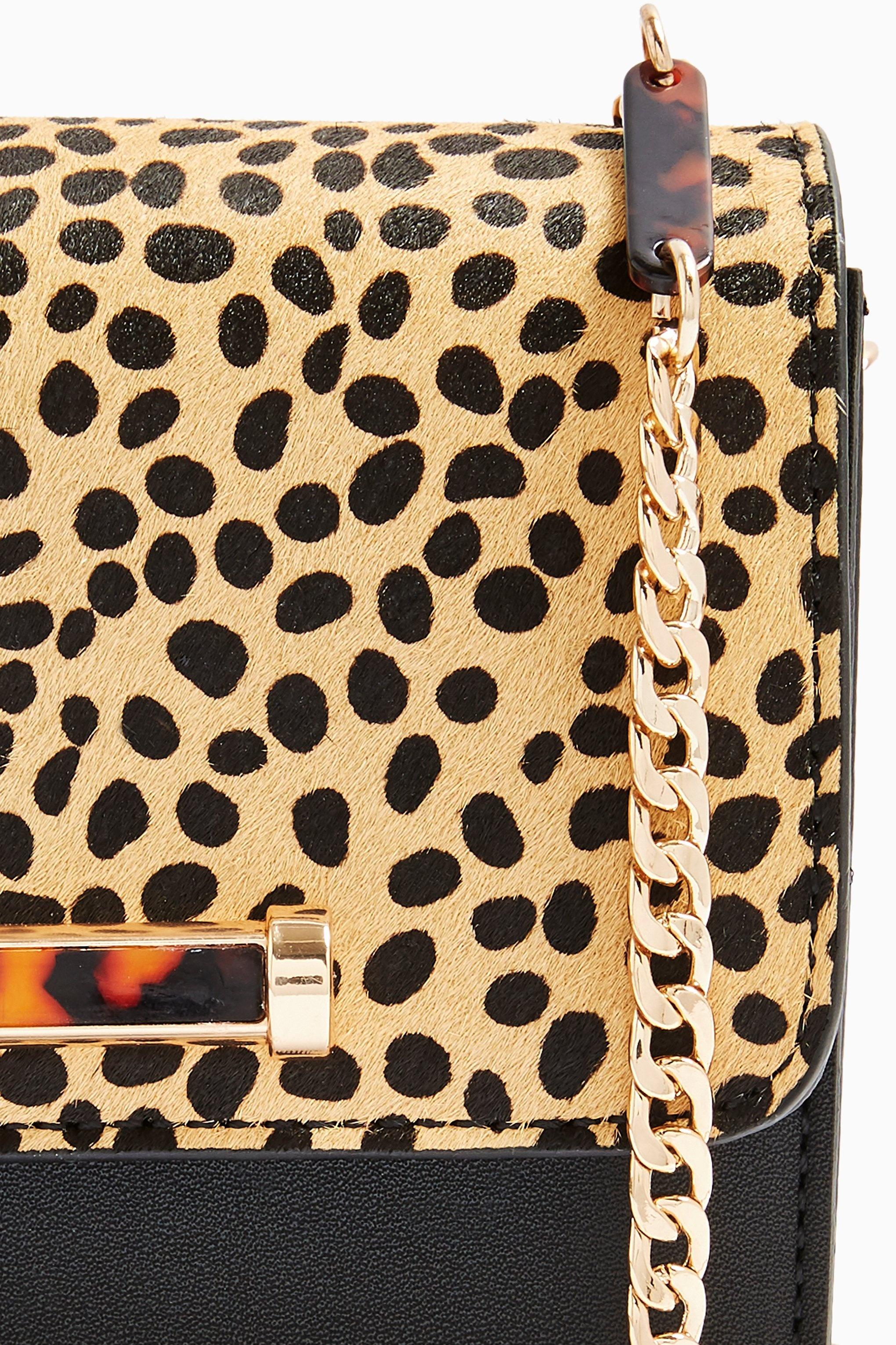 leopard print mini bag