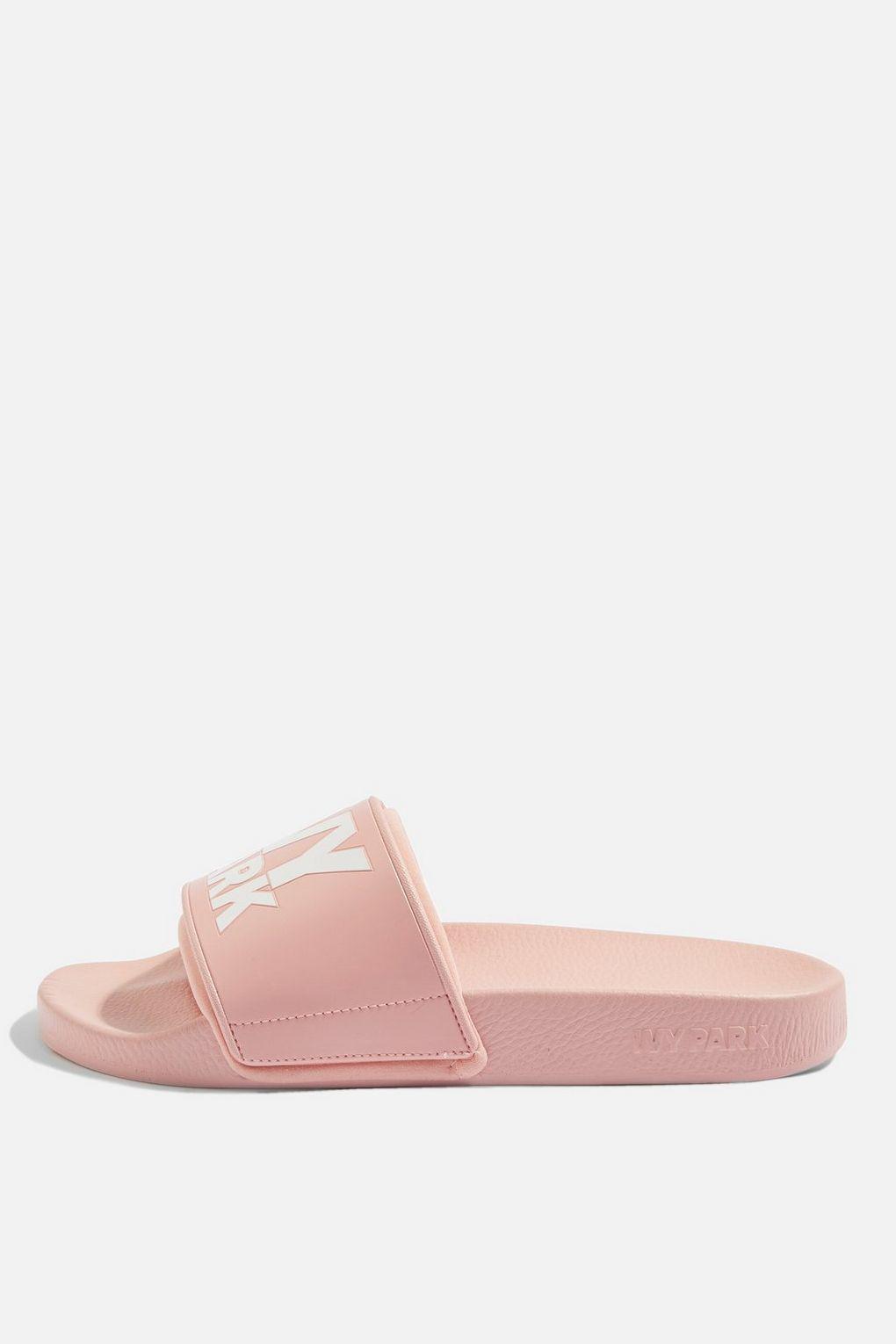 pink ivy park sliders