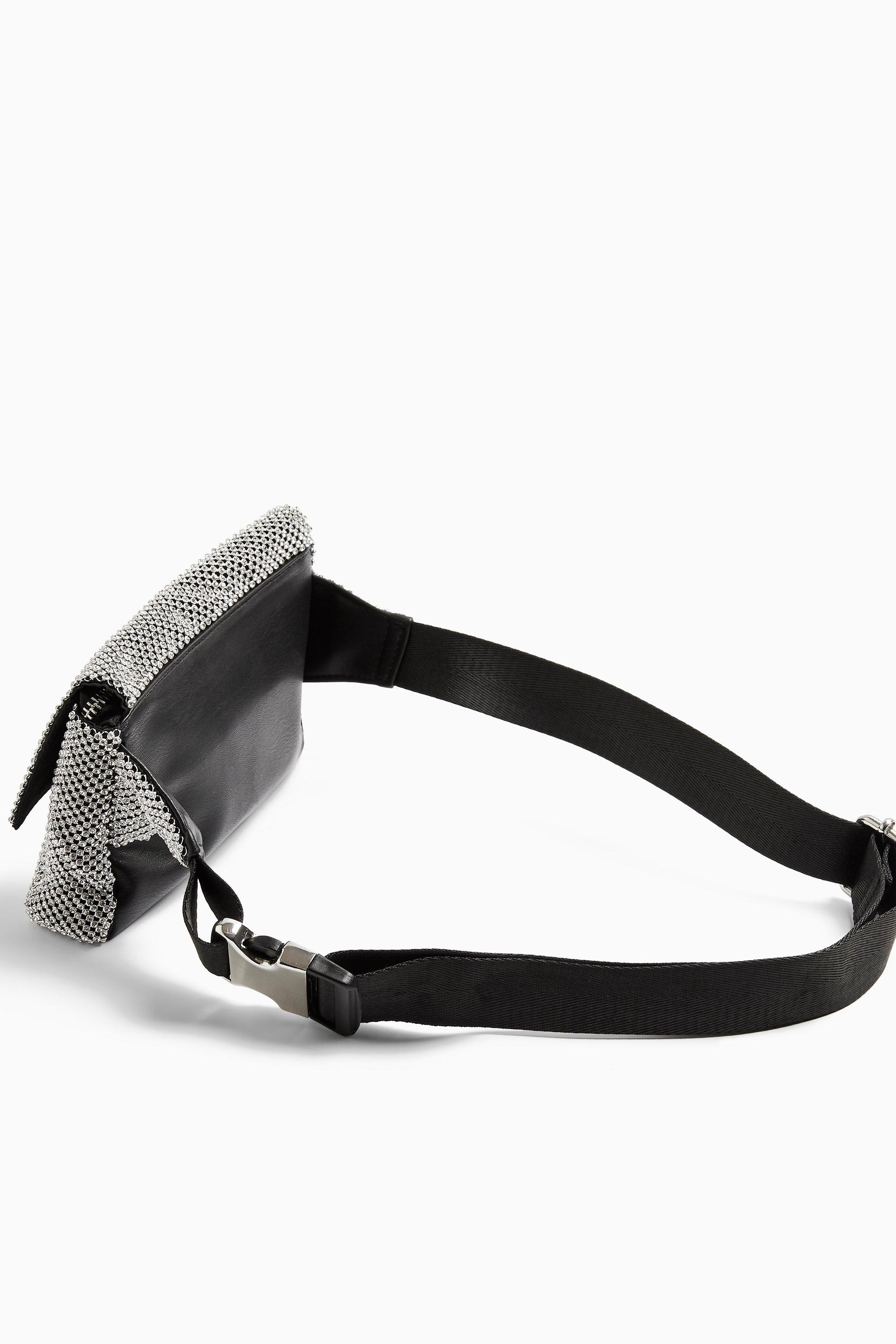 topshop diamante bumbag