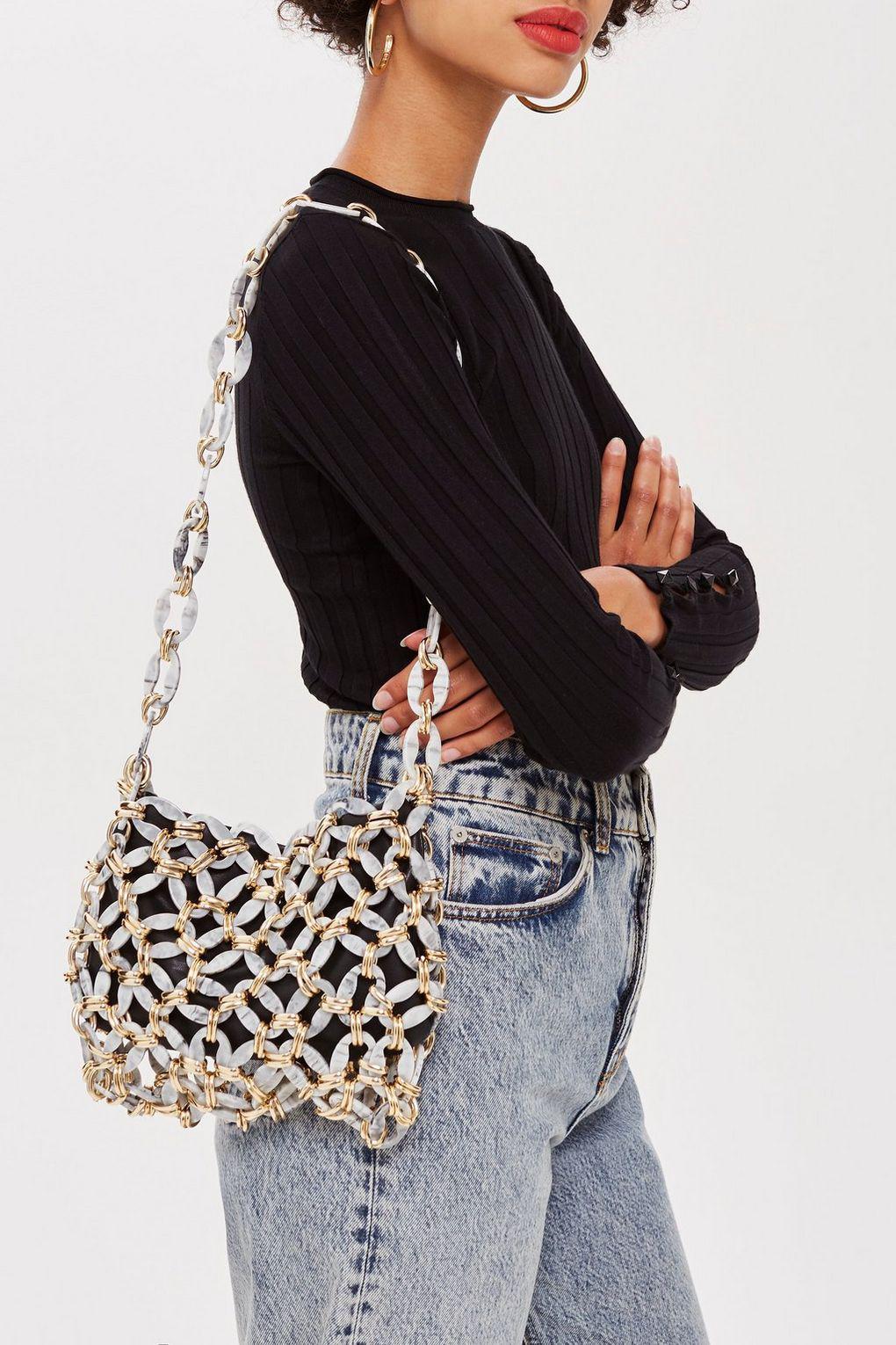 topshop sabina link shoulder bag