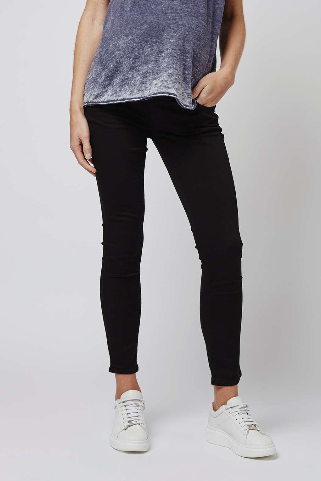 topshop black maternity jeans