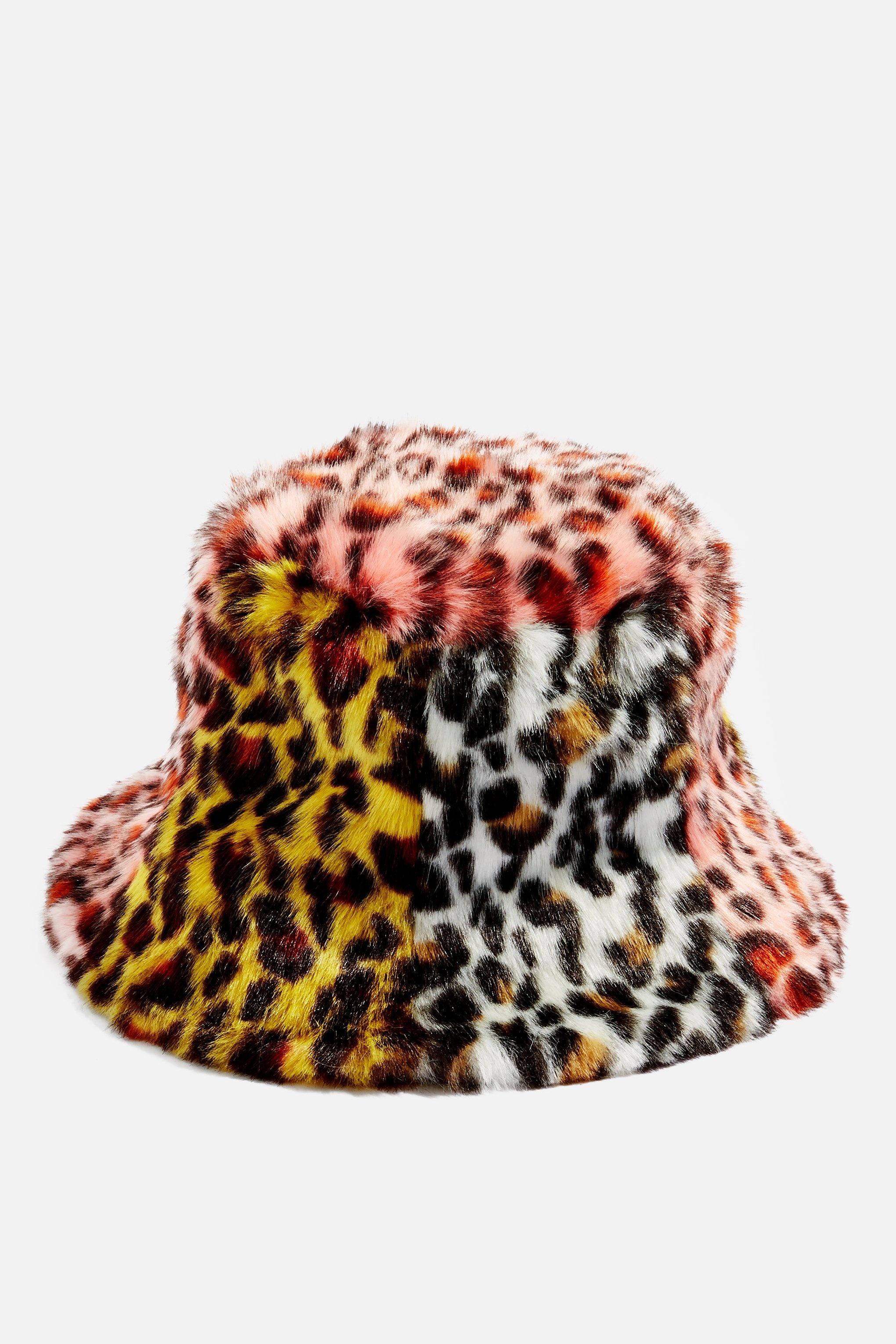animal print bucket hat