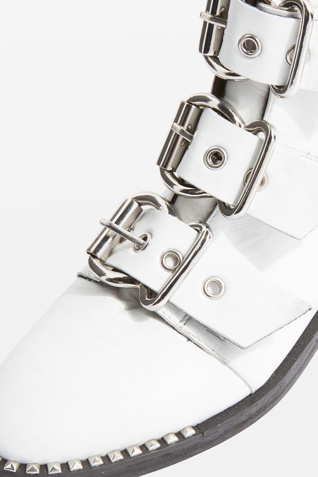 topshop white boots