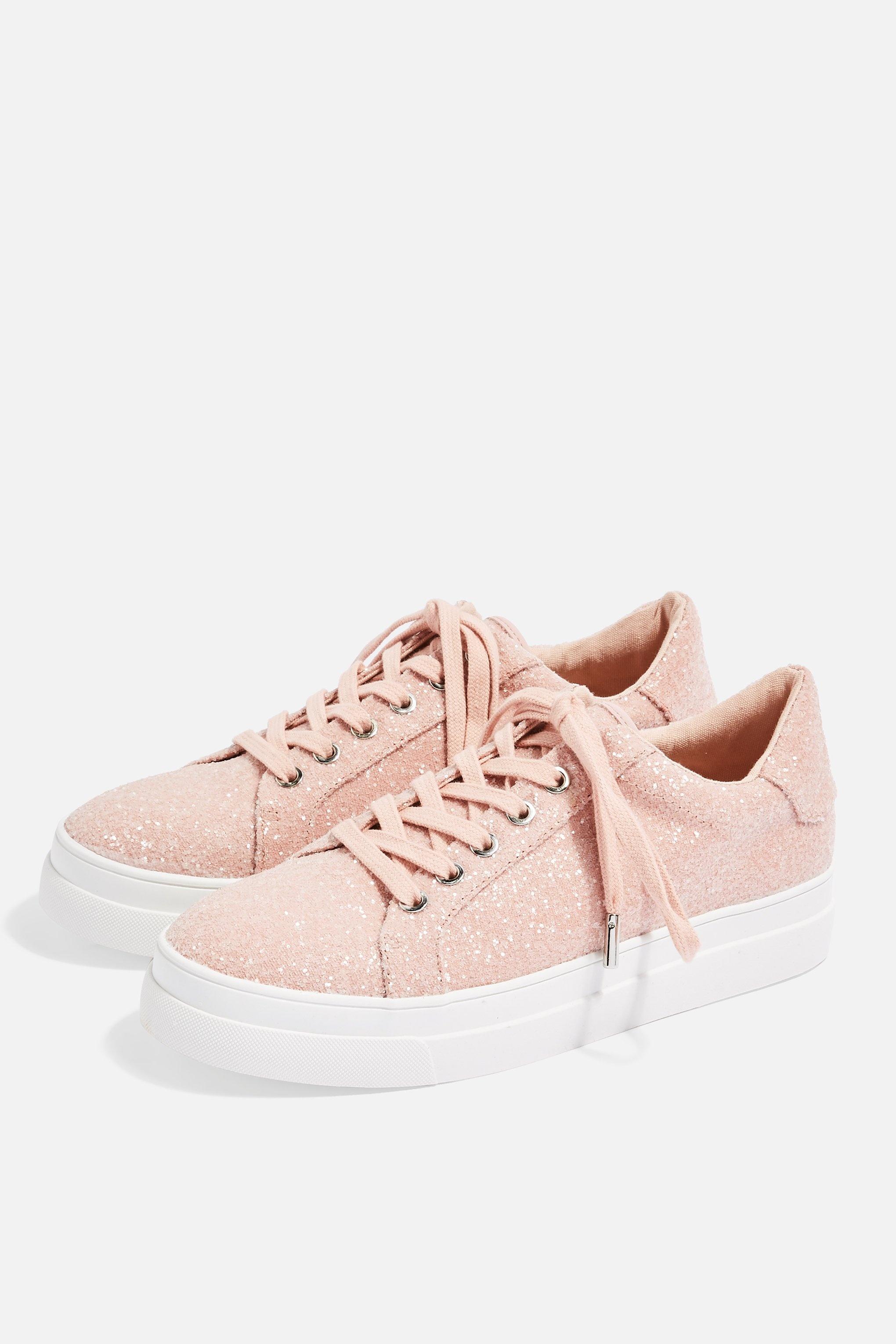 candy lace up trainers