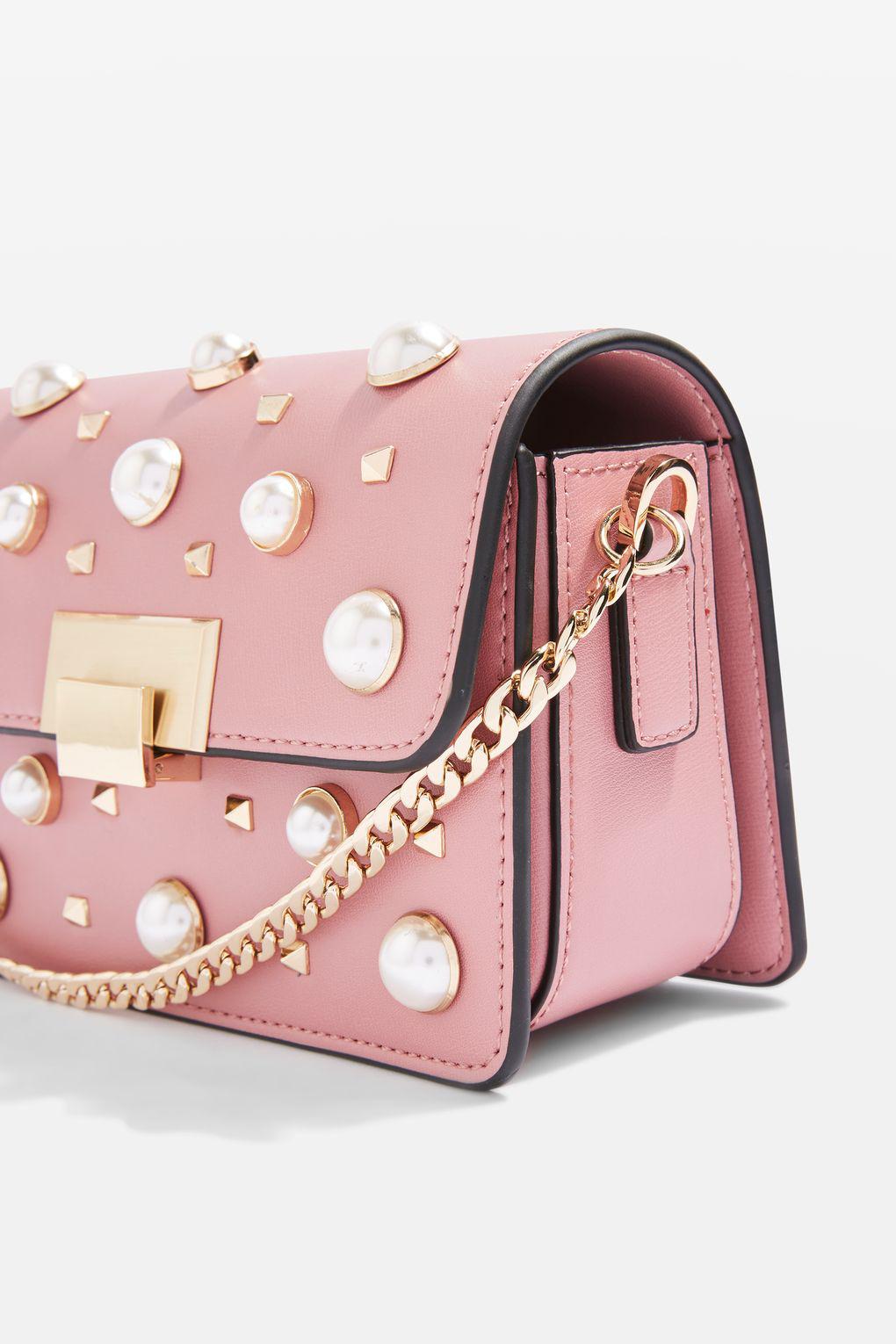 pink topshop bag