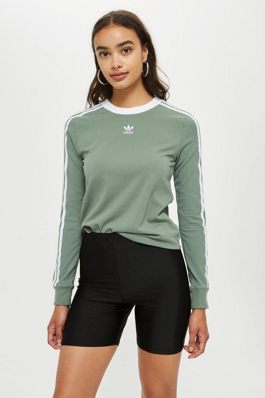 green adidas long sleeve top