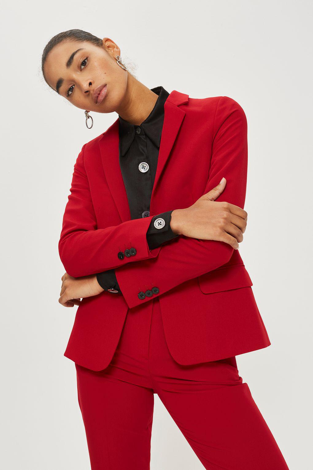 New Grape womens business suits 2 piece blazer set slim