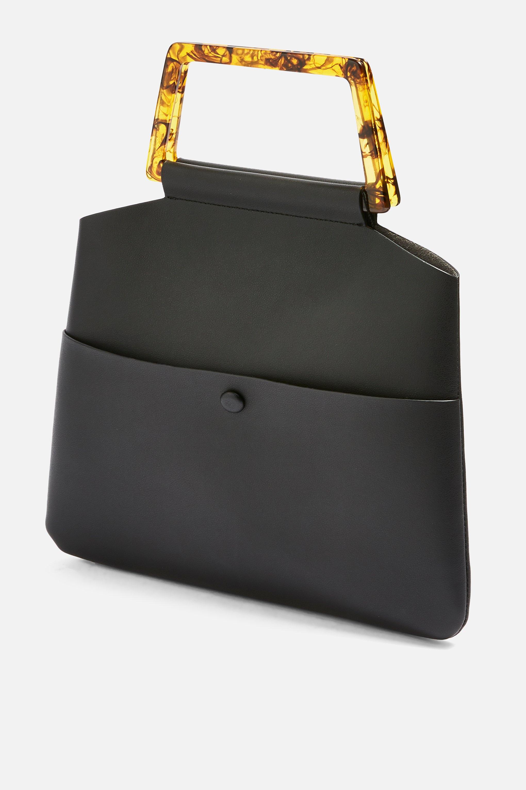 tortoiseshell clutch bag