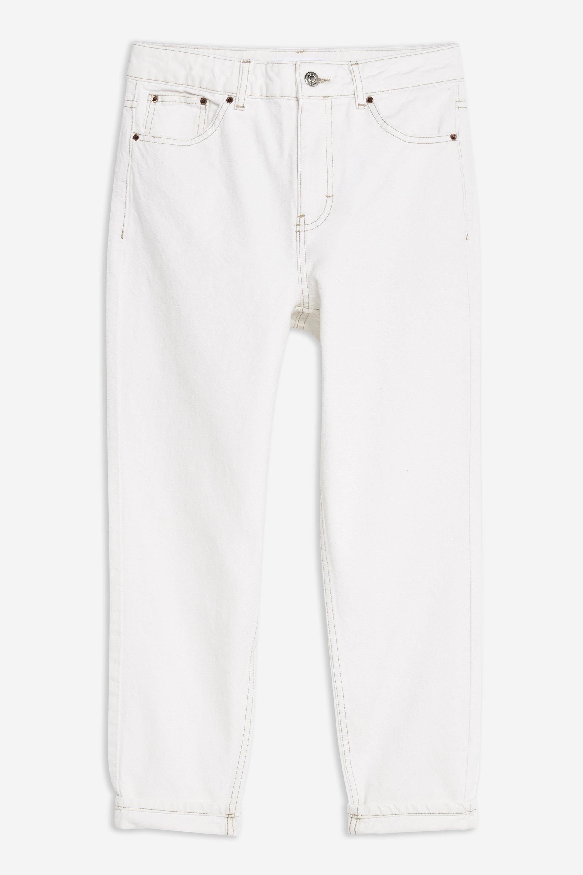 petite white mom jeans