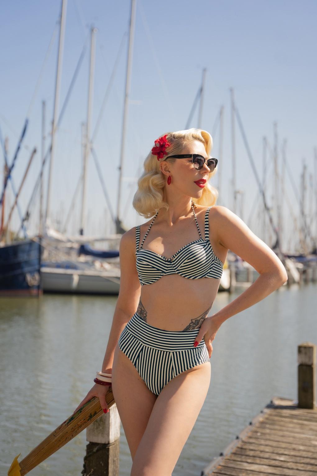Marlies Dekkers 50s Holi Vintage High Waist Bikini Briefs in het Roze |  Lyst NL