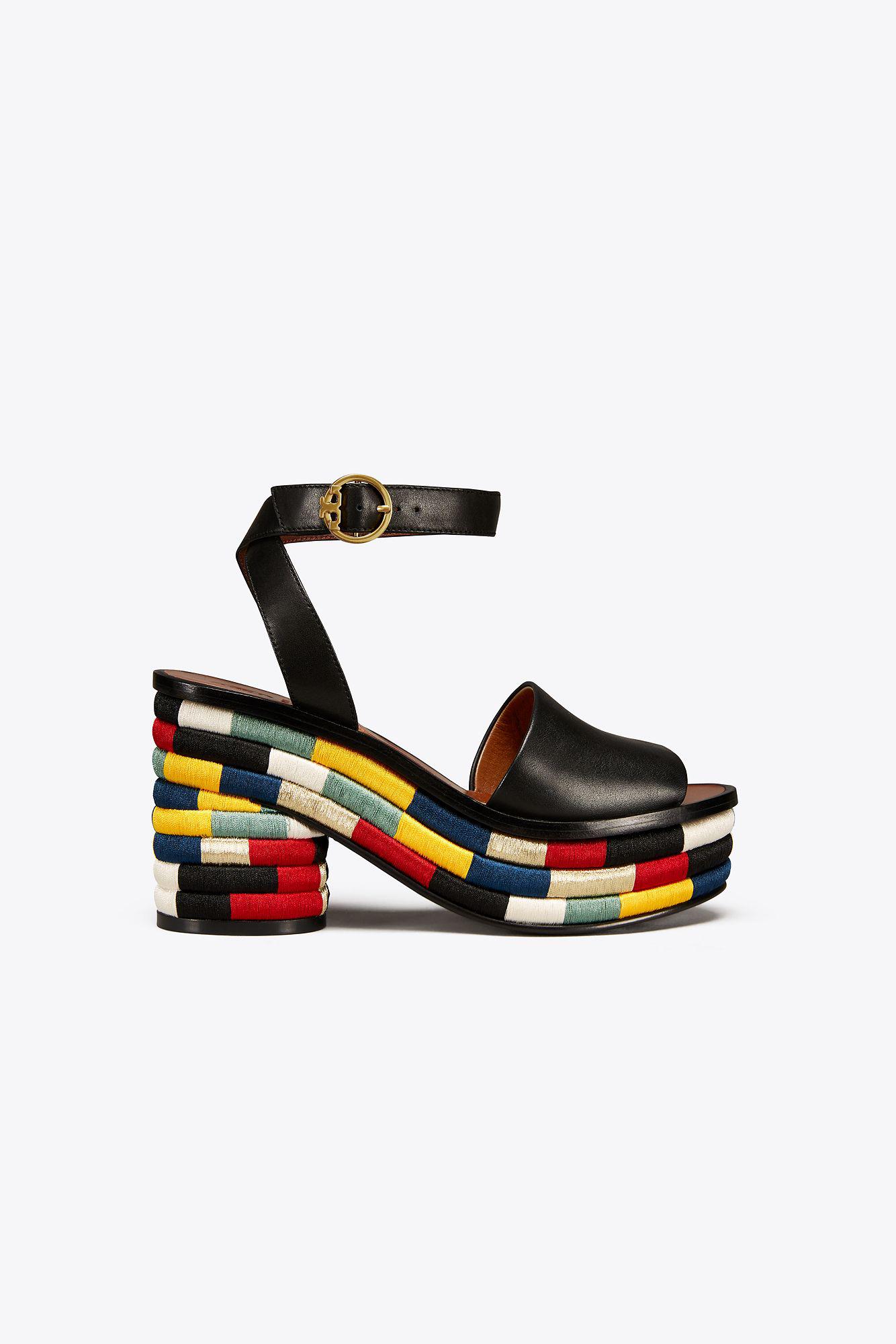 tory burch embroidered sandals