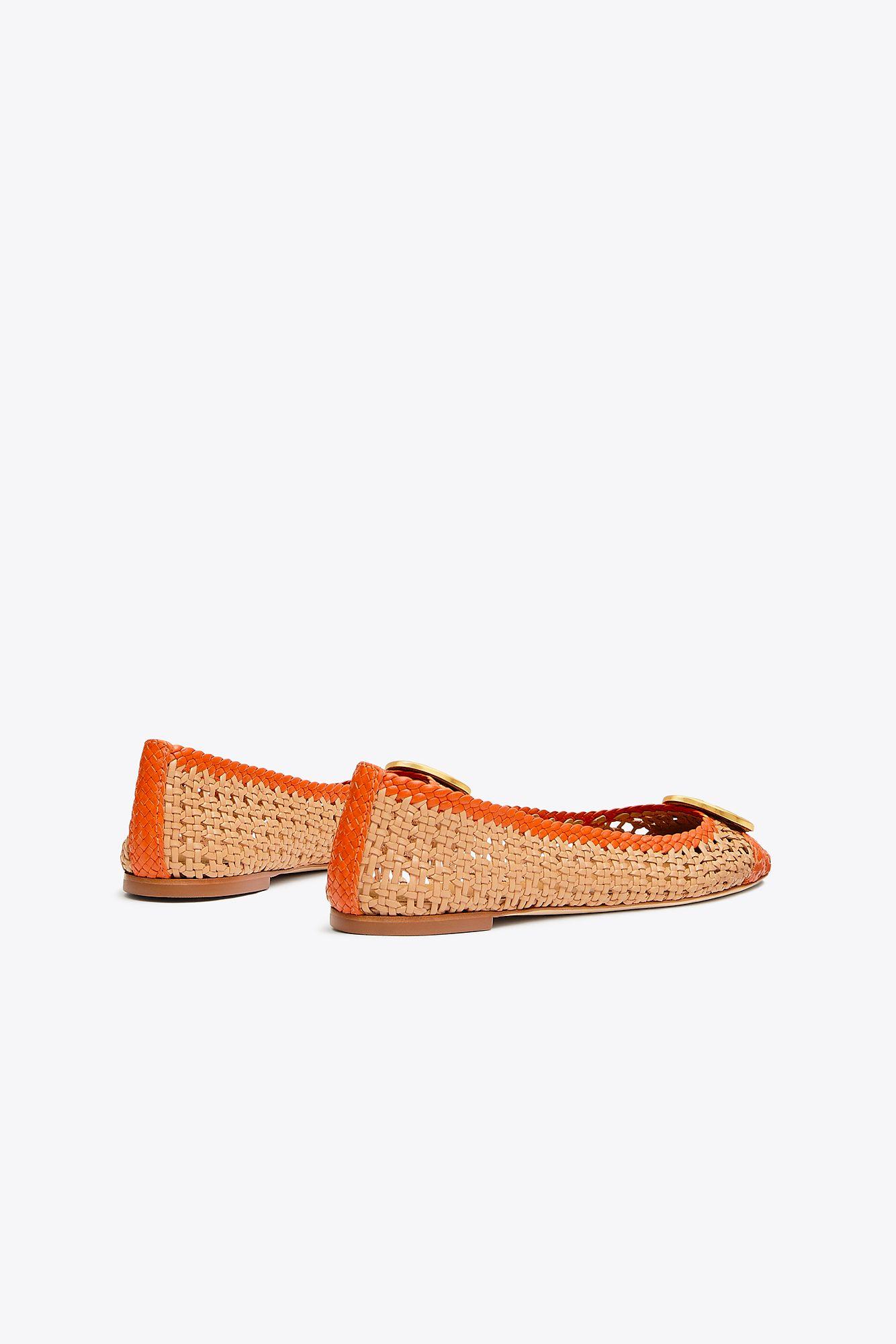 tory burch chelsea woven ballet flat
