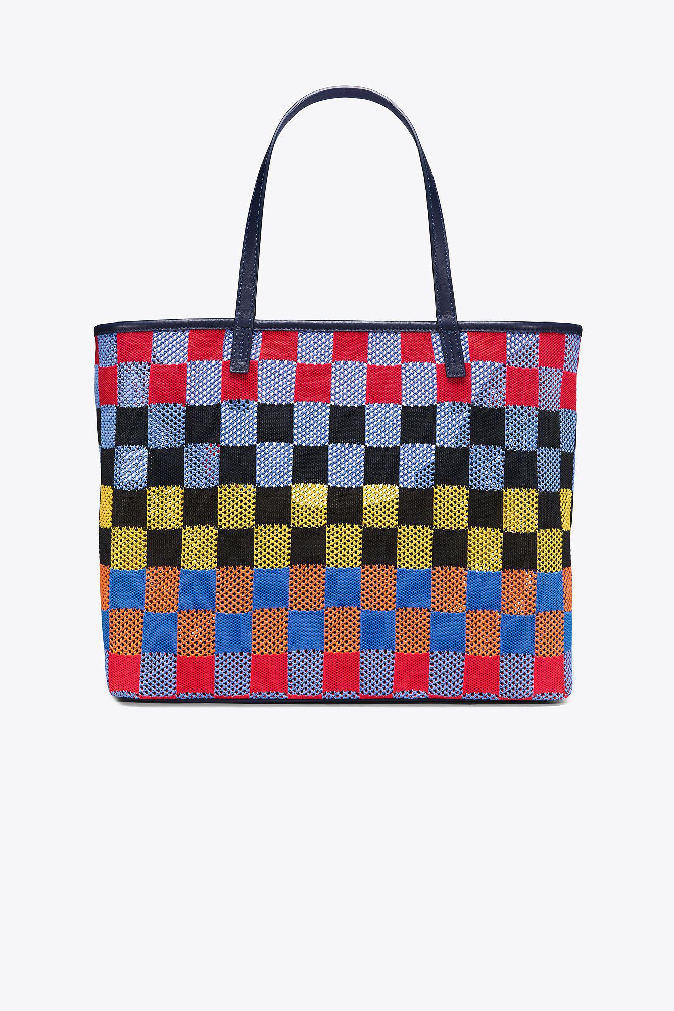 tory burch rainbow tote