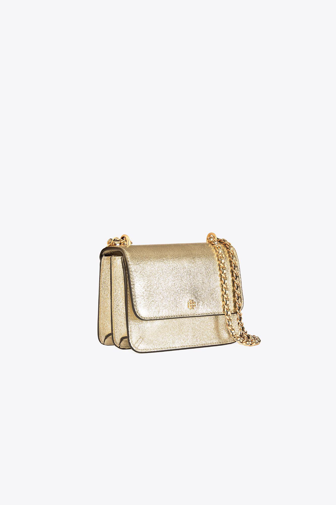 tory burch metallic bag