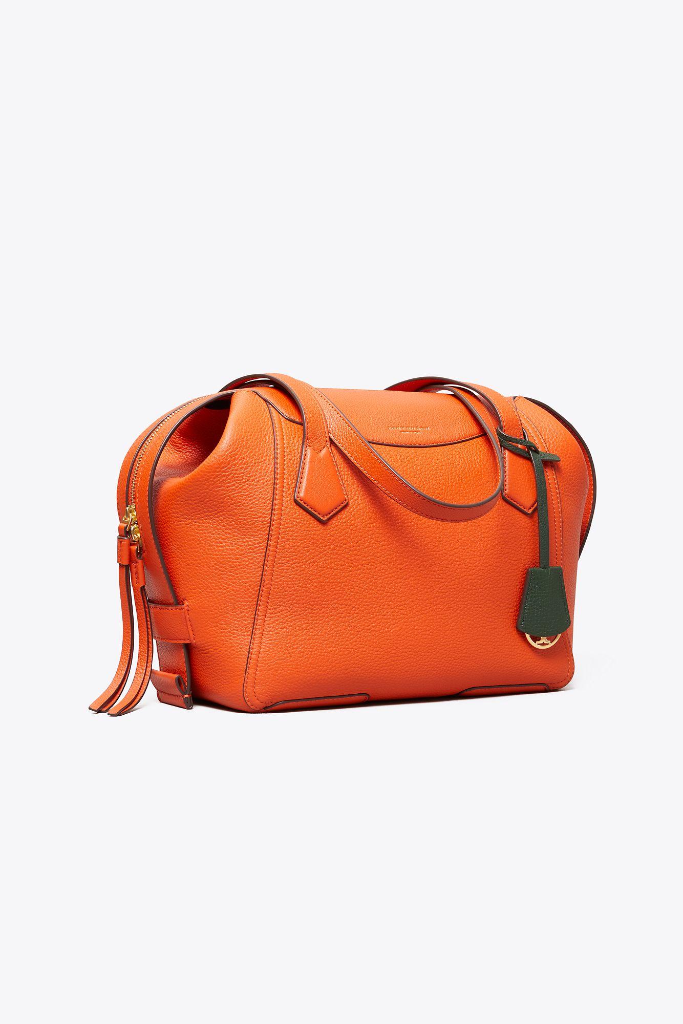 tory burch perry tote orange