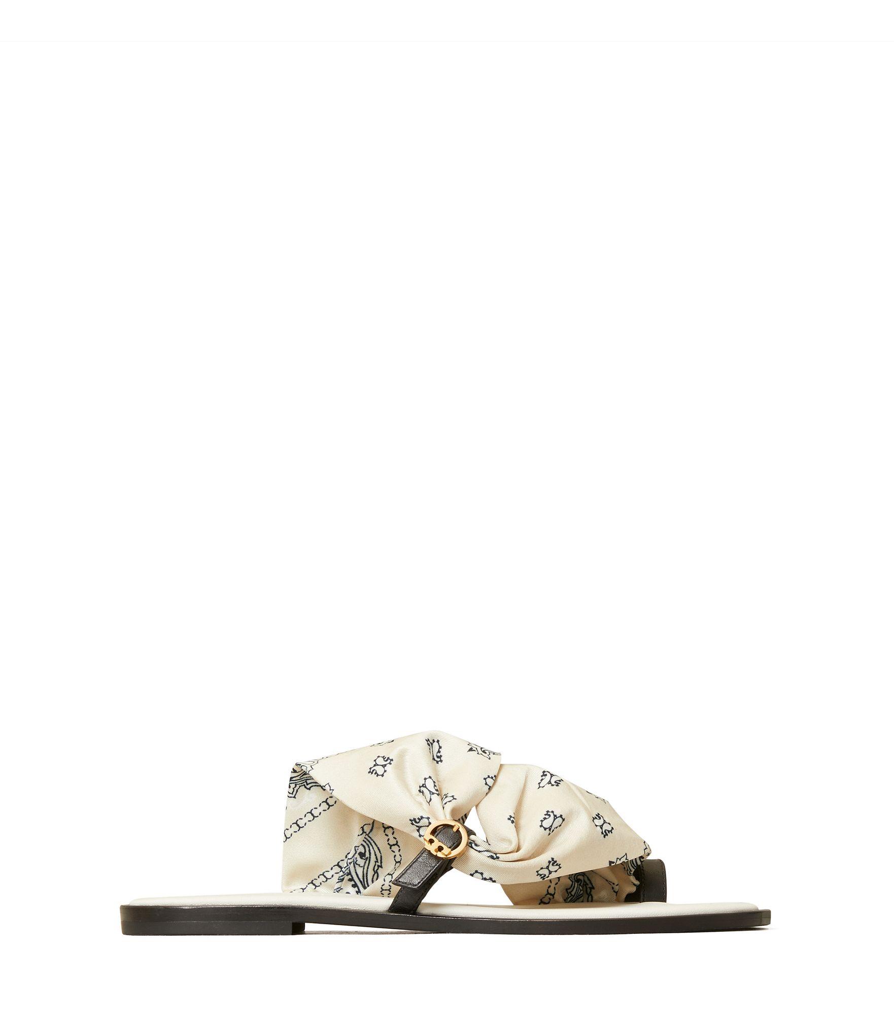 tory burch selby scarf sandal