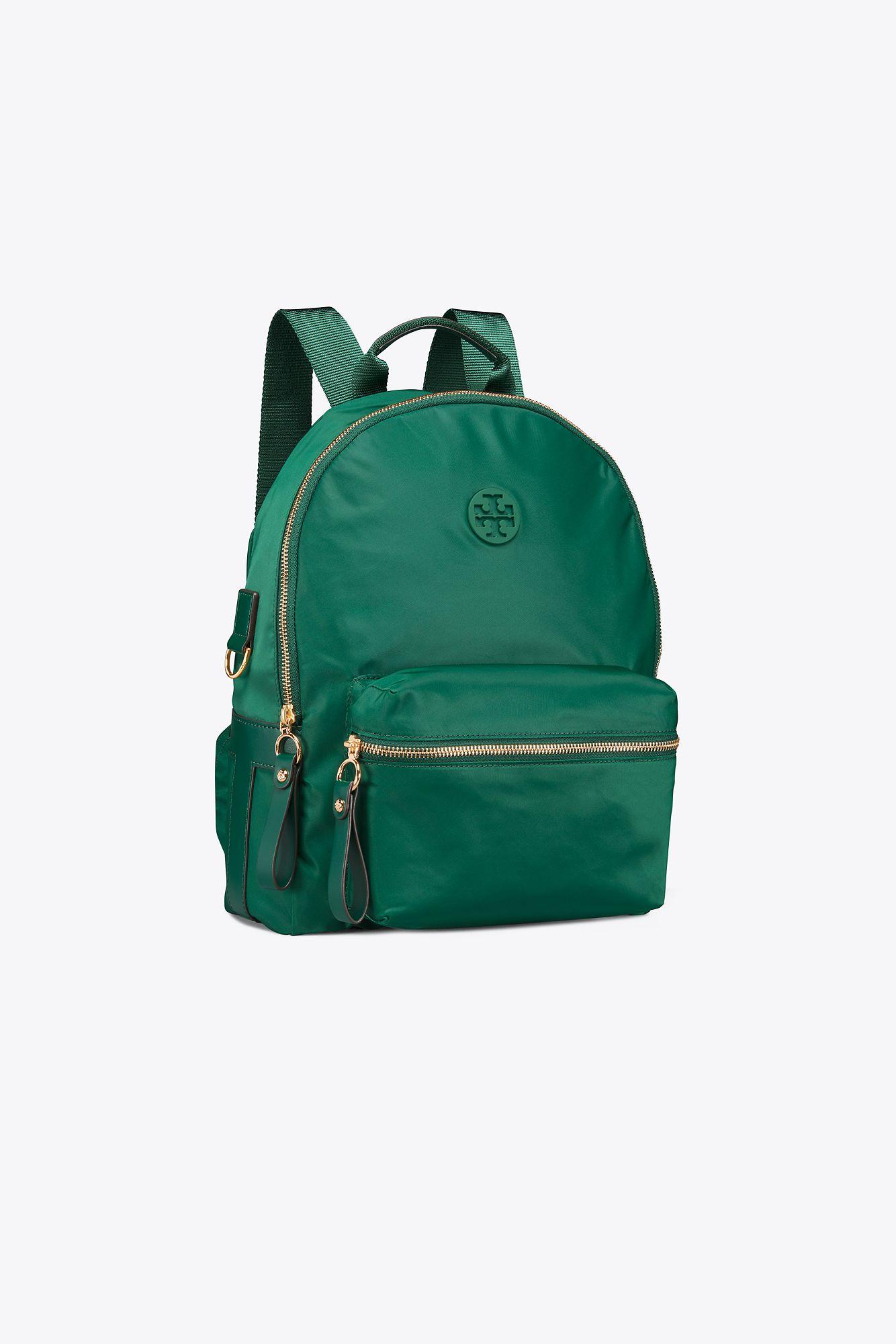 Tory Burch Synthetic Tilda Zip Backpack in Green | Lyst