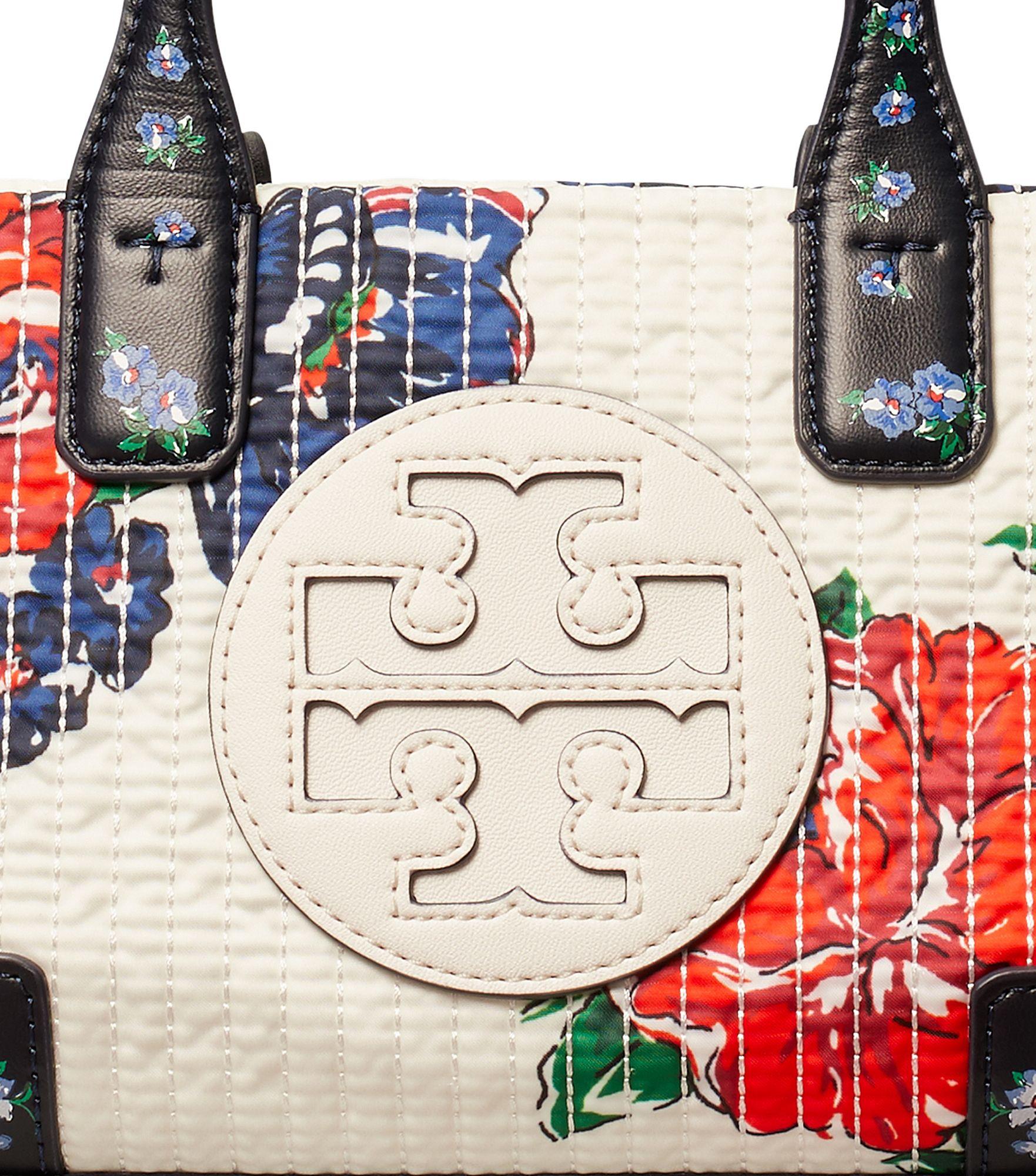 ella floral quilt micro tote