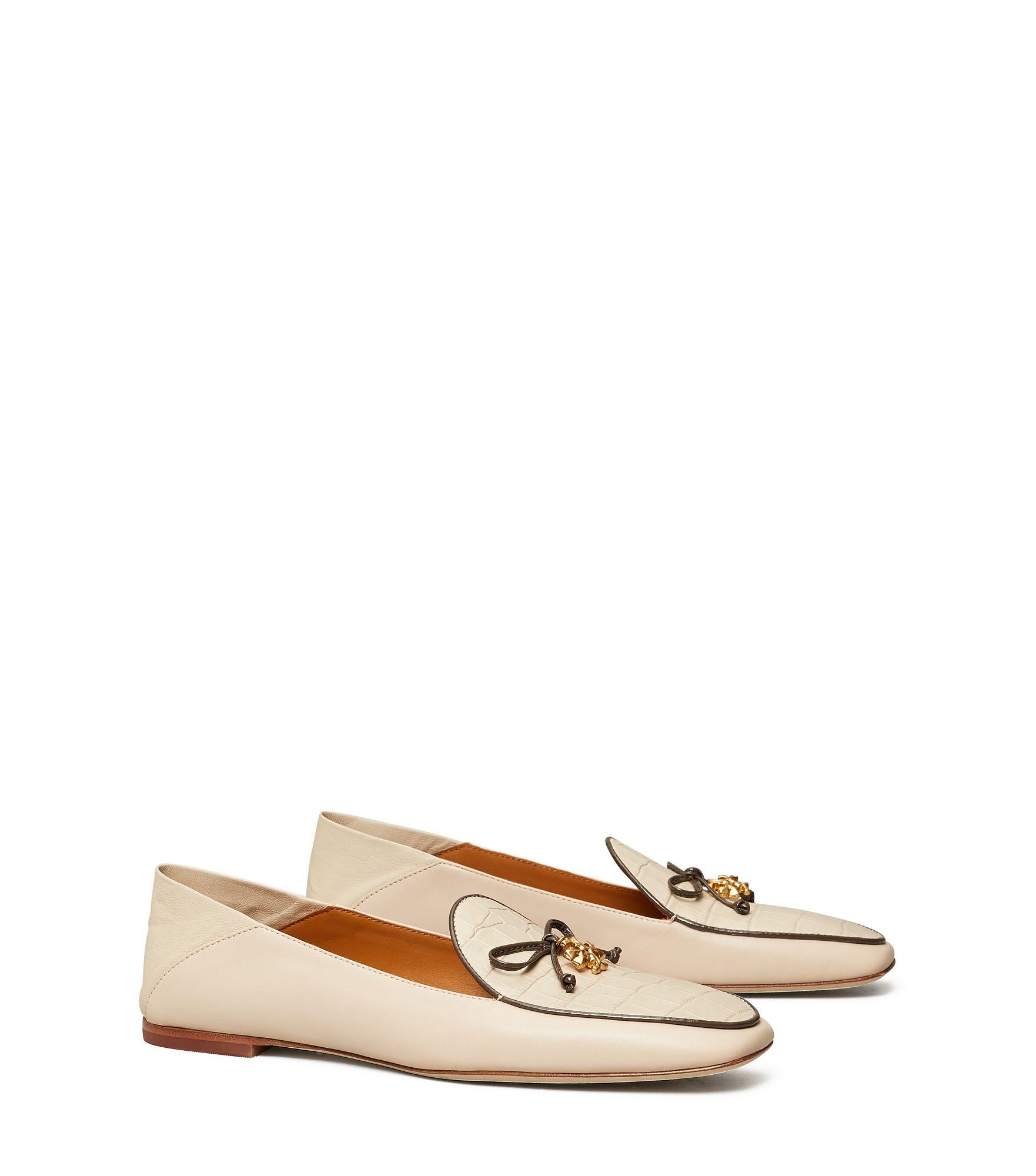 Tory Burch Leather Tory Charm Loafer | Lyst