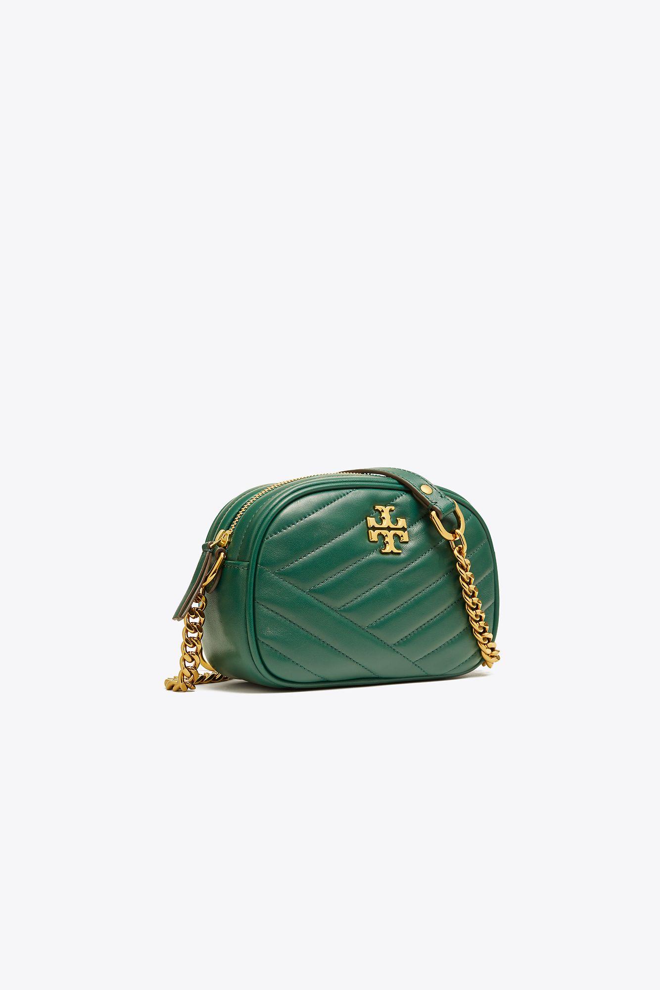tory burch chevron small camera bolsa