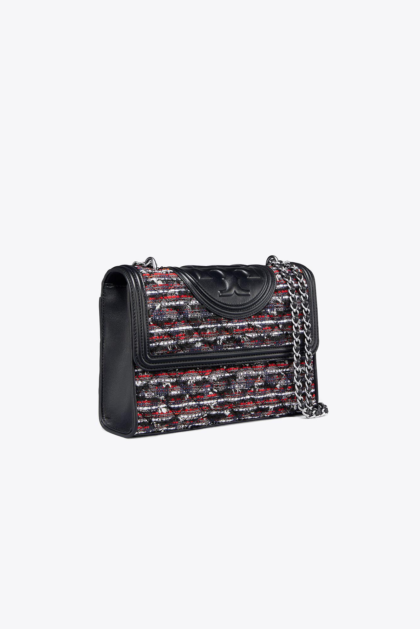 fleming tweed convertible shoulder bag