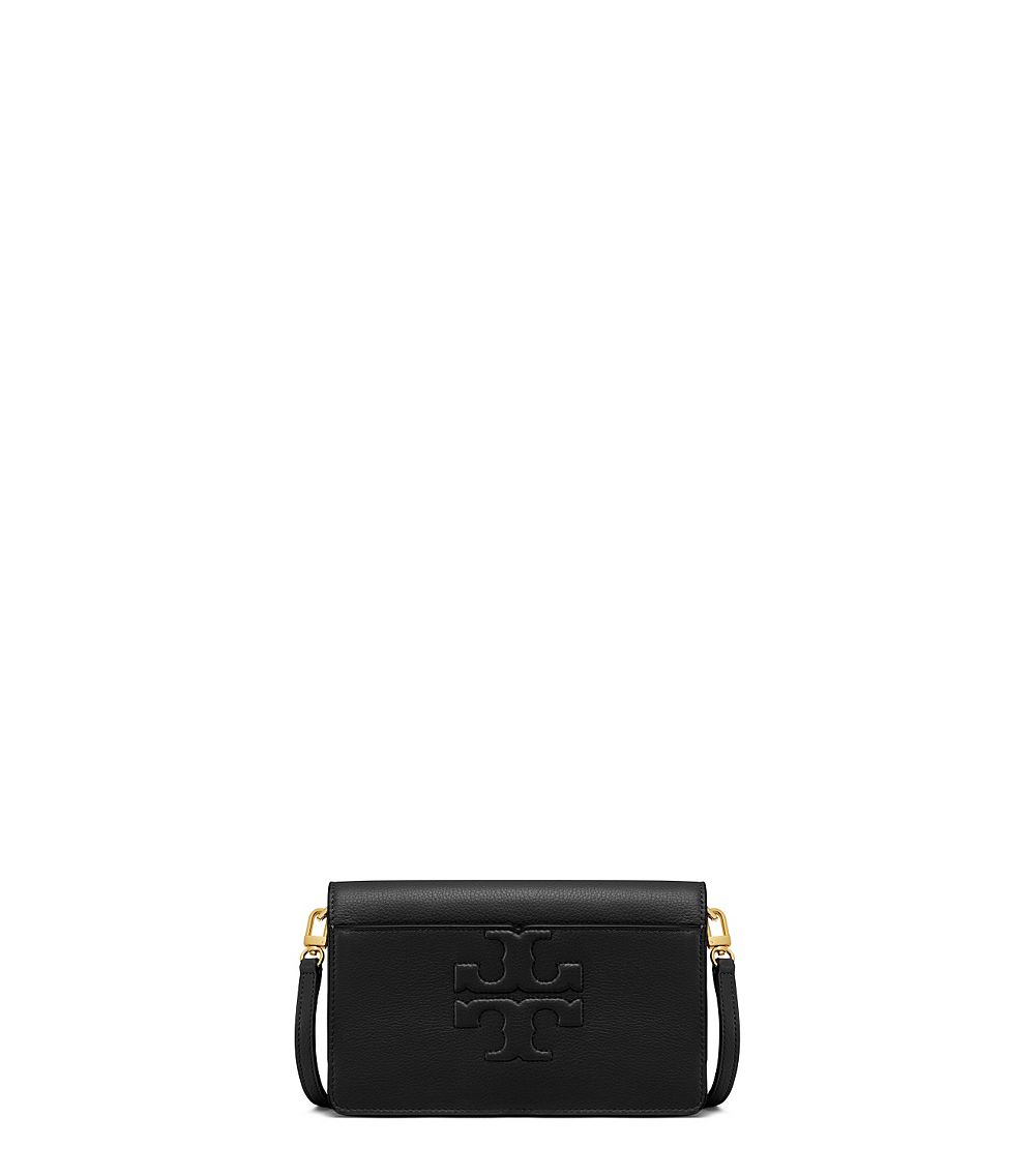 Tory Burch Leather Bombe T Small Cross Body In Black Lyst