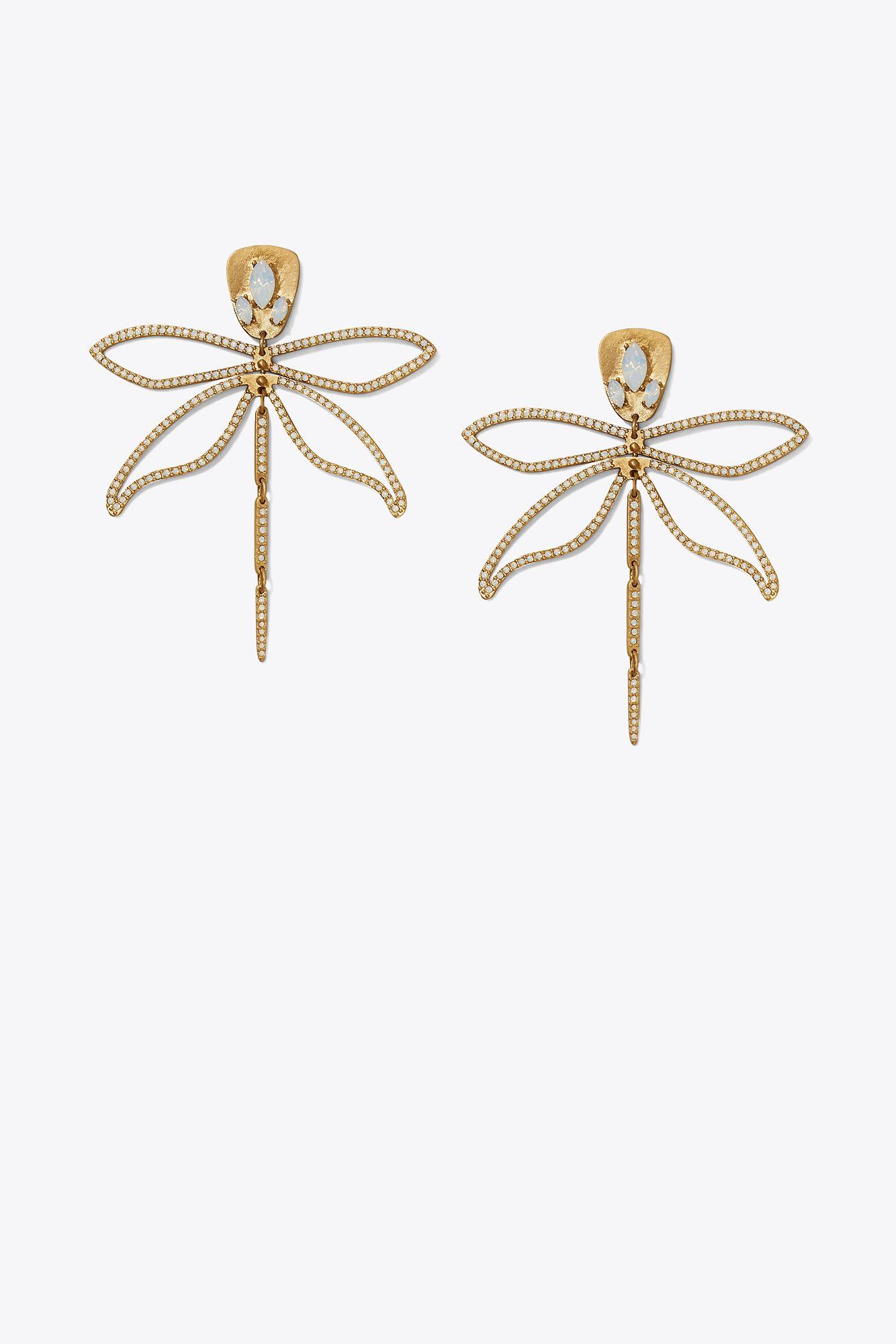 Tory Burch Dragonfly Earrings Hotsell, SAVE 39% 