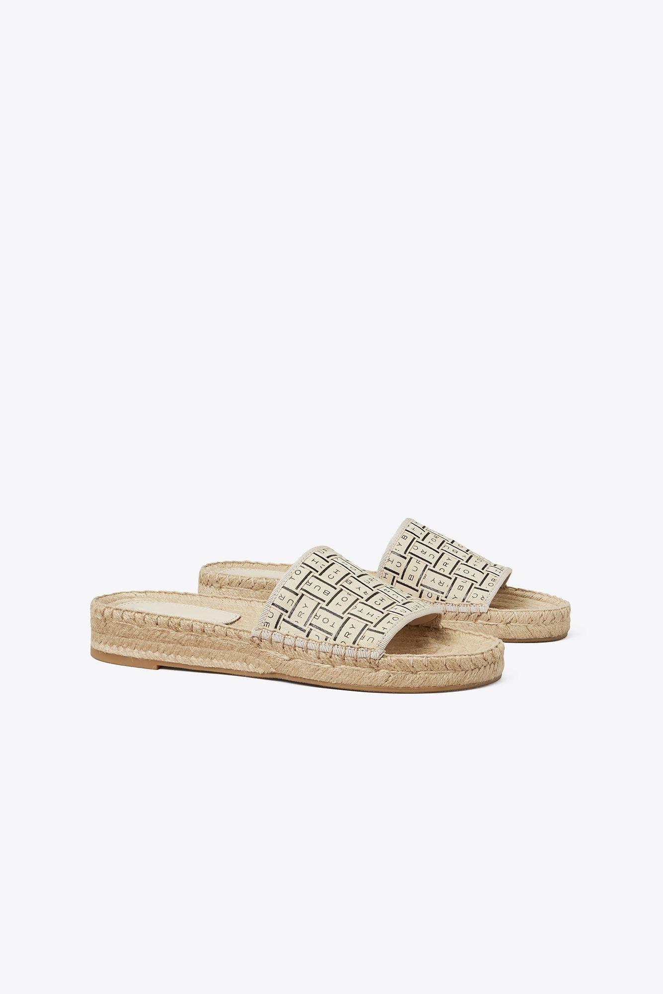 tory burch max espadrille slide