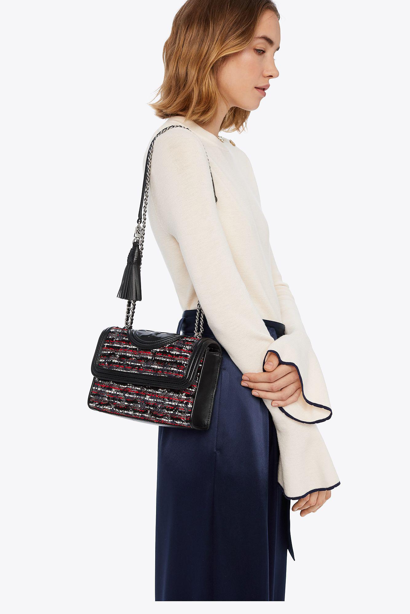 tory burch fleming tweed