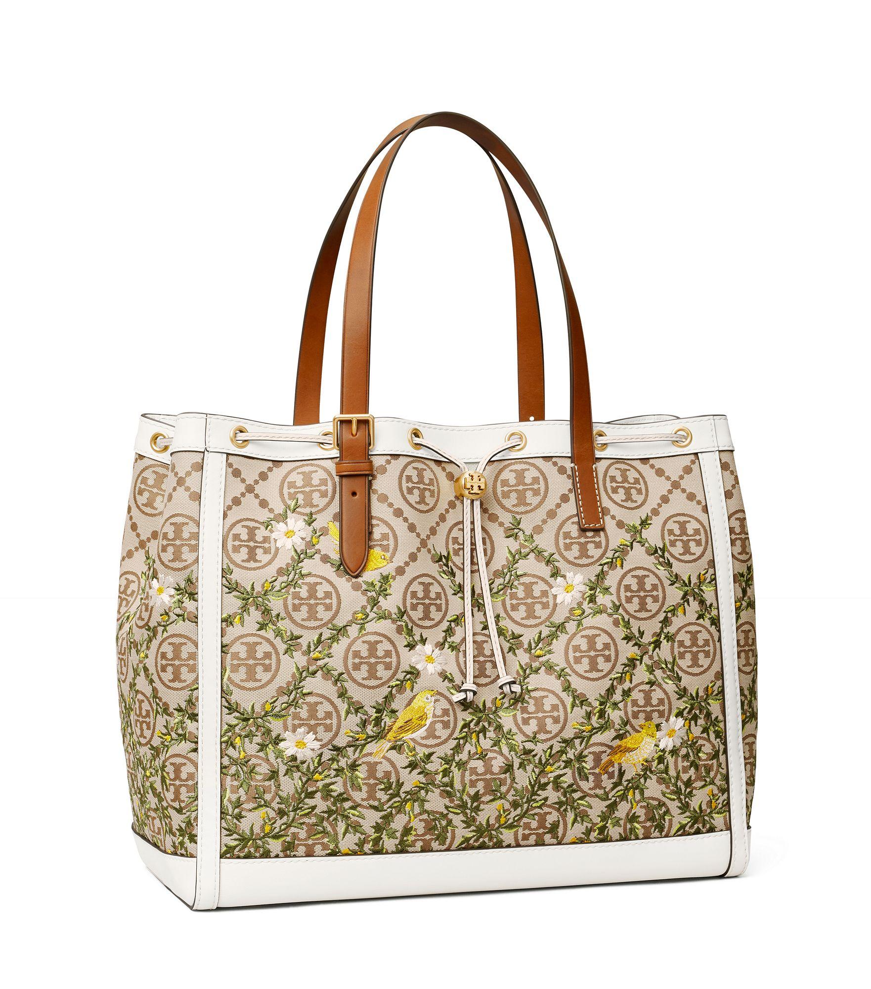 tory burch monogram tote bag