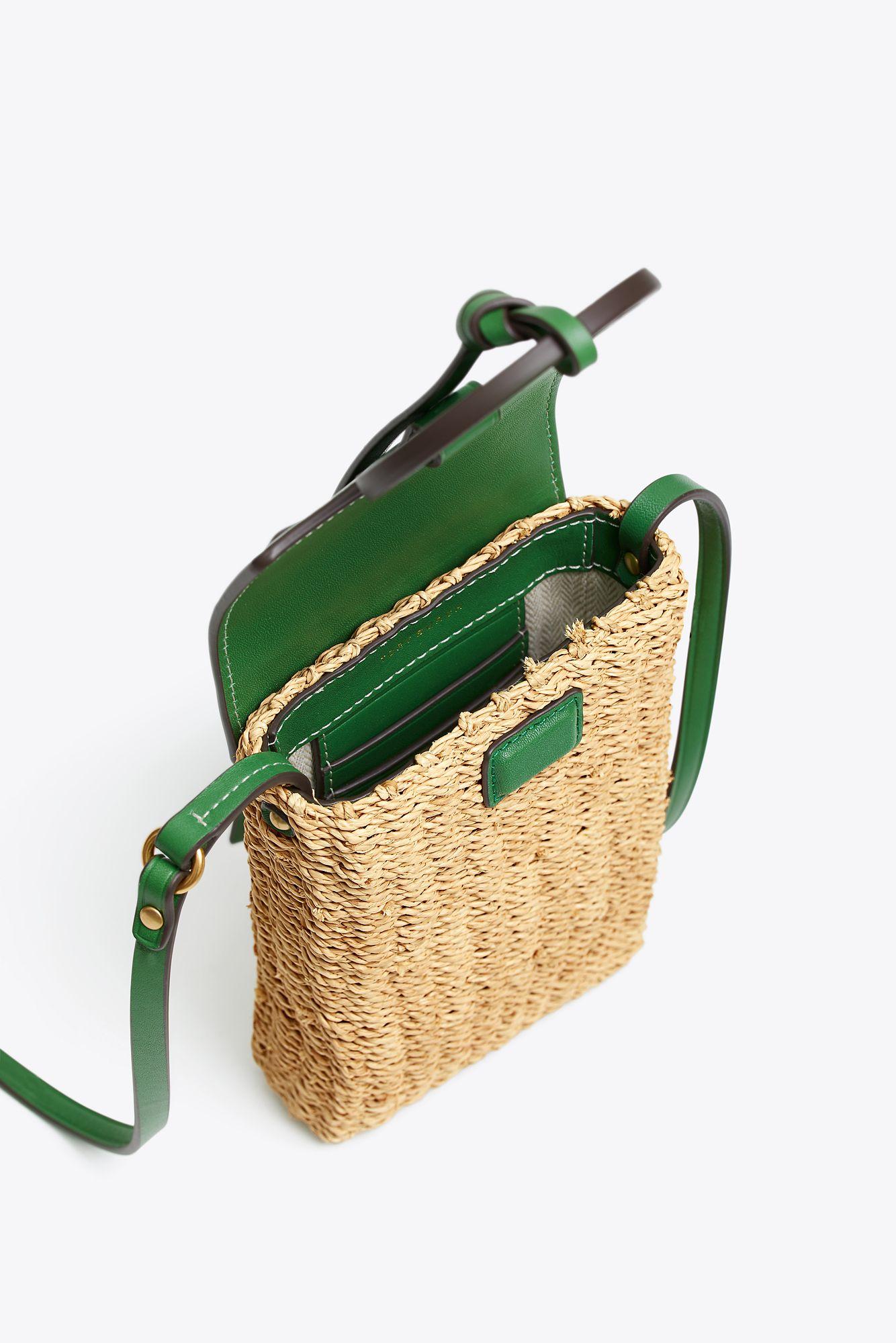 tory burch miller straw tote