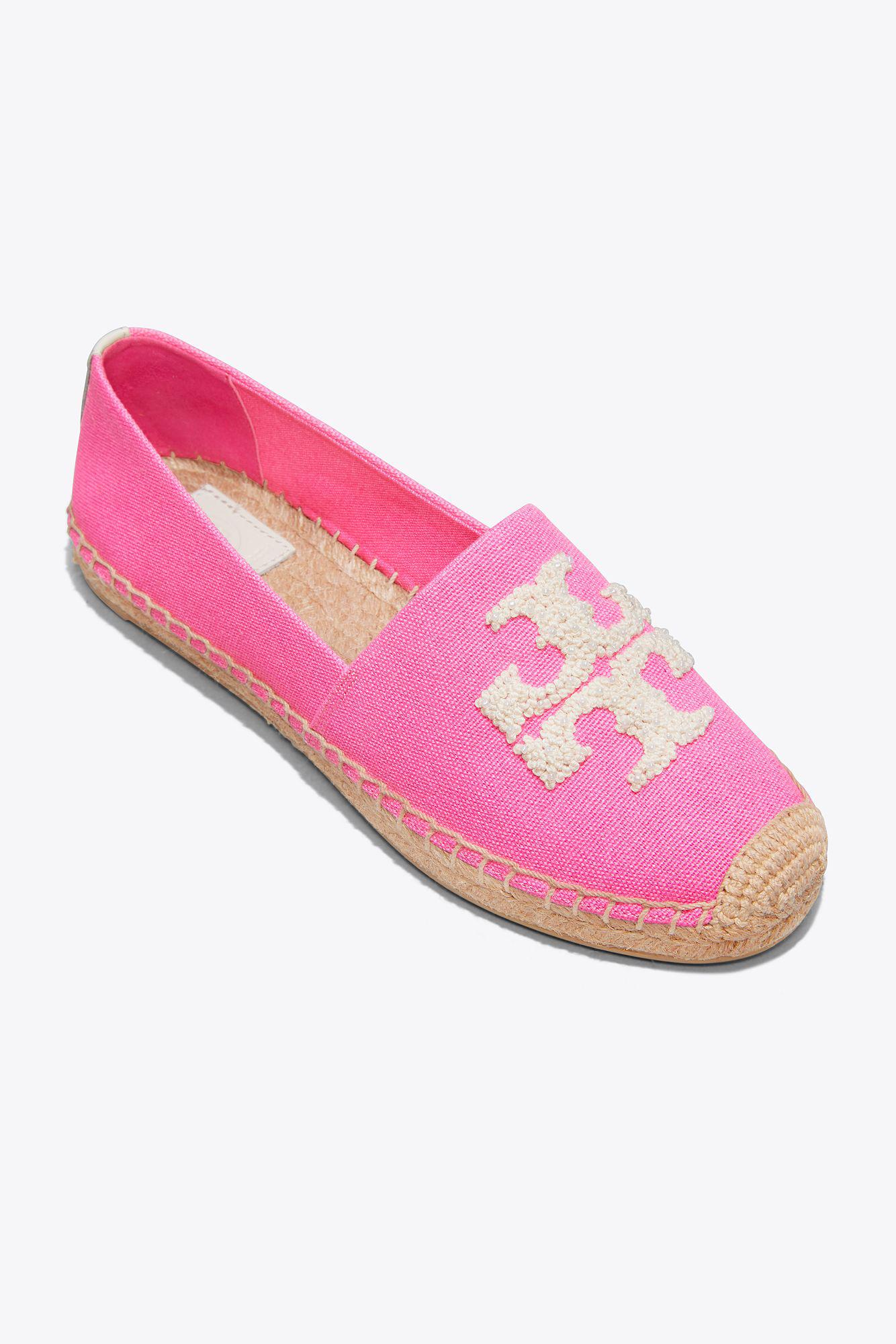 elisa logo flat espadrille