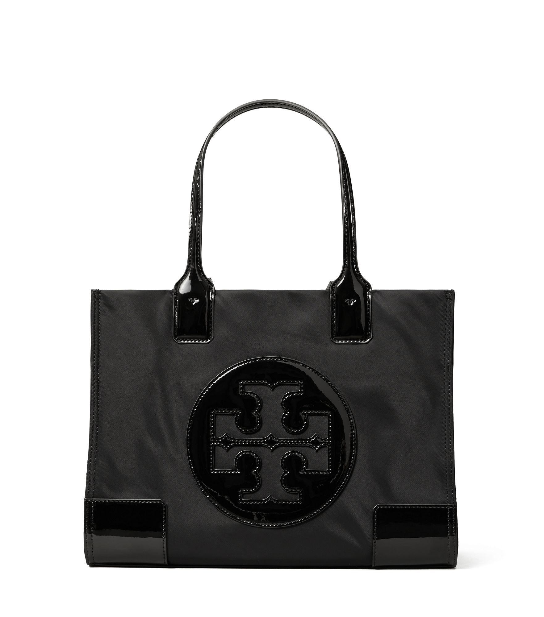 Tory Burch Synthetic Ella Patent Mini Tote Bag in Black - Save 33% - Lyst