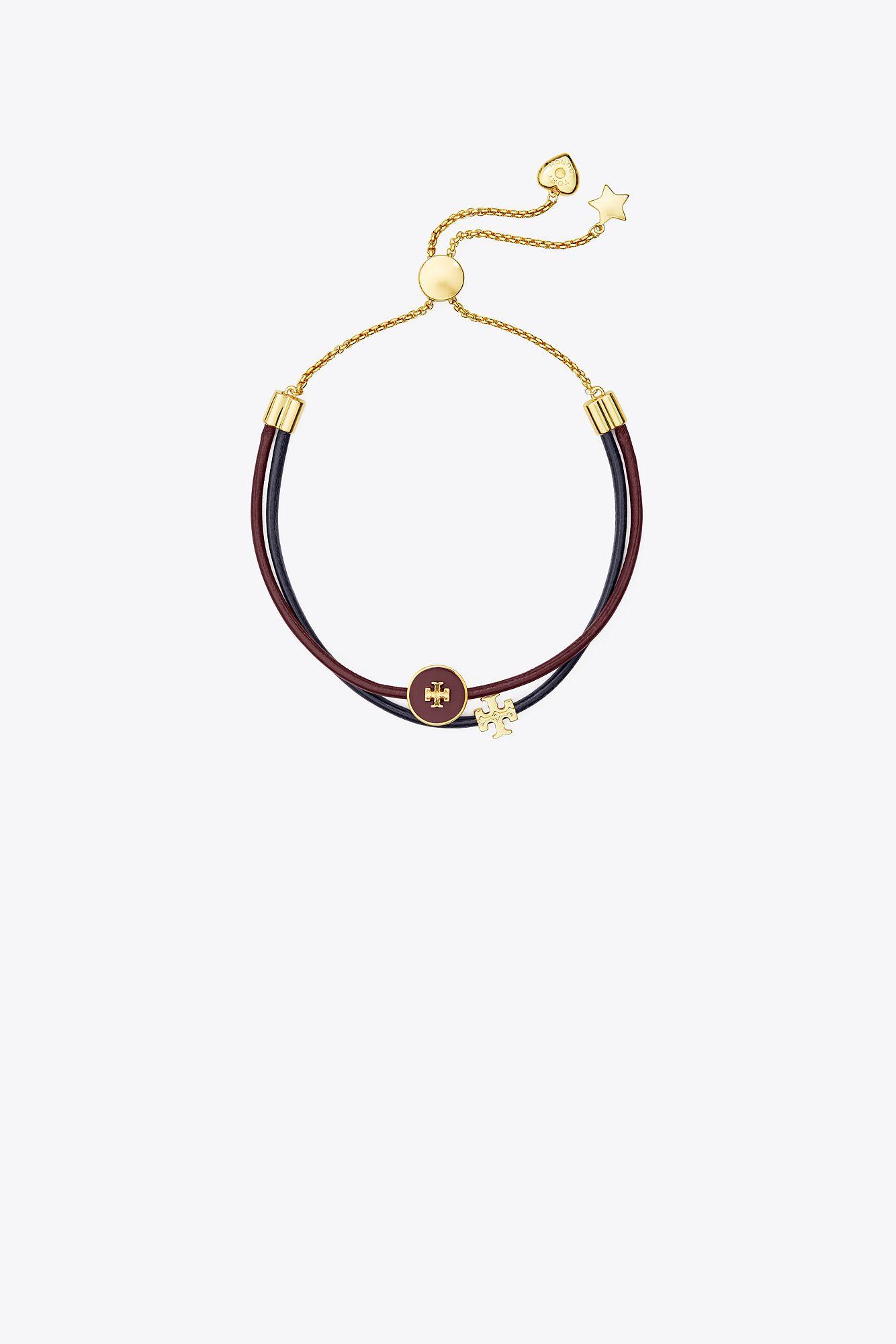 Tory Burch Kira Enamel Slider Bracelet in Blue | Lyst Tory Burch Kira Enamel Slider Bracelet in Blue | Lyst