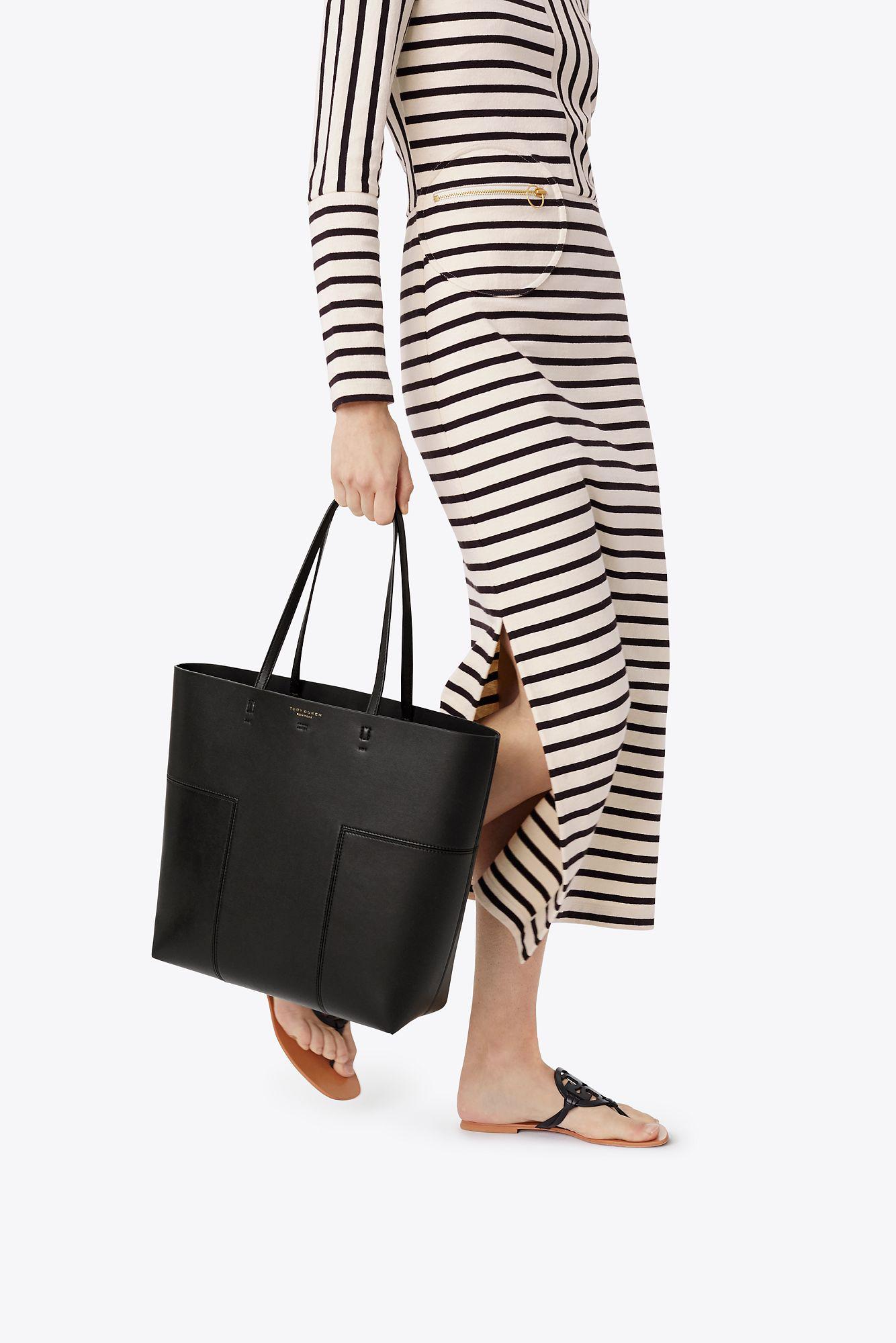 tory burch block tote