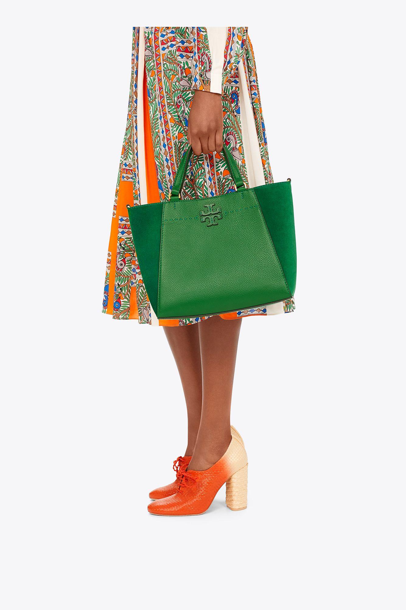 tory burch mixed material bag