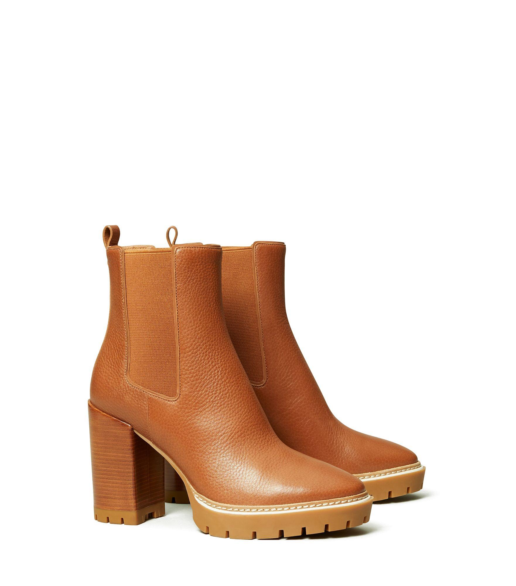 Tory Burch Miller Chelsea Boot in Brown | Lyst Canada