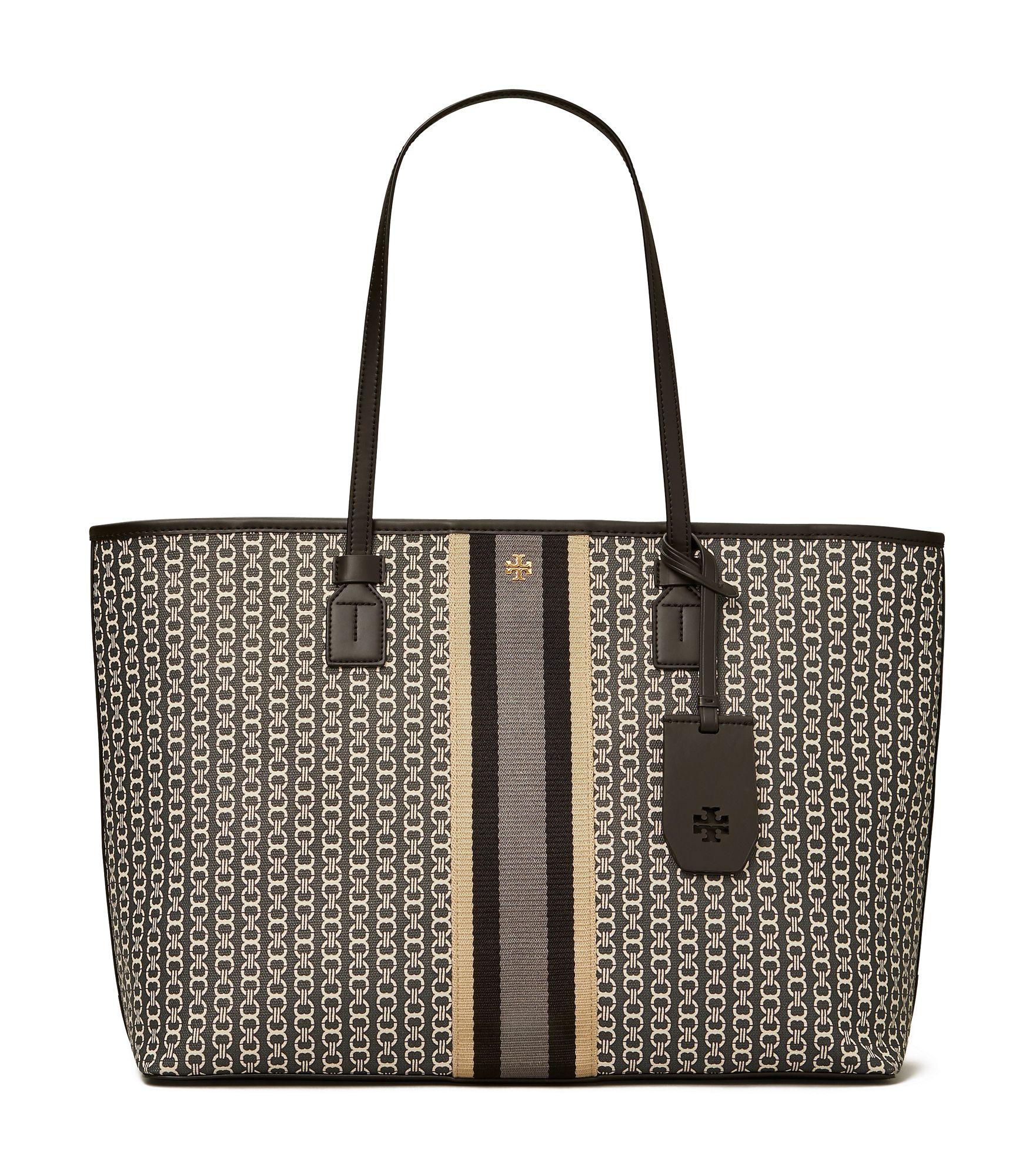 tory burch zip top tote