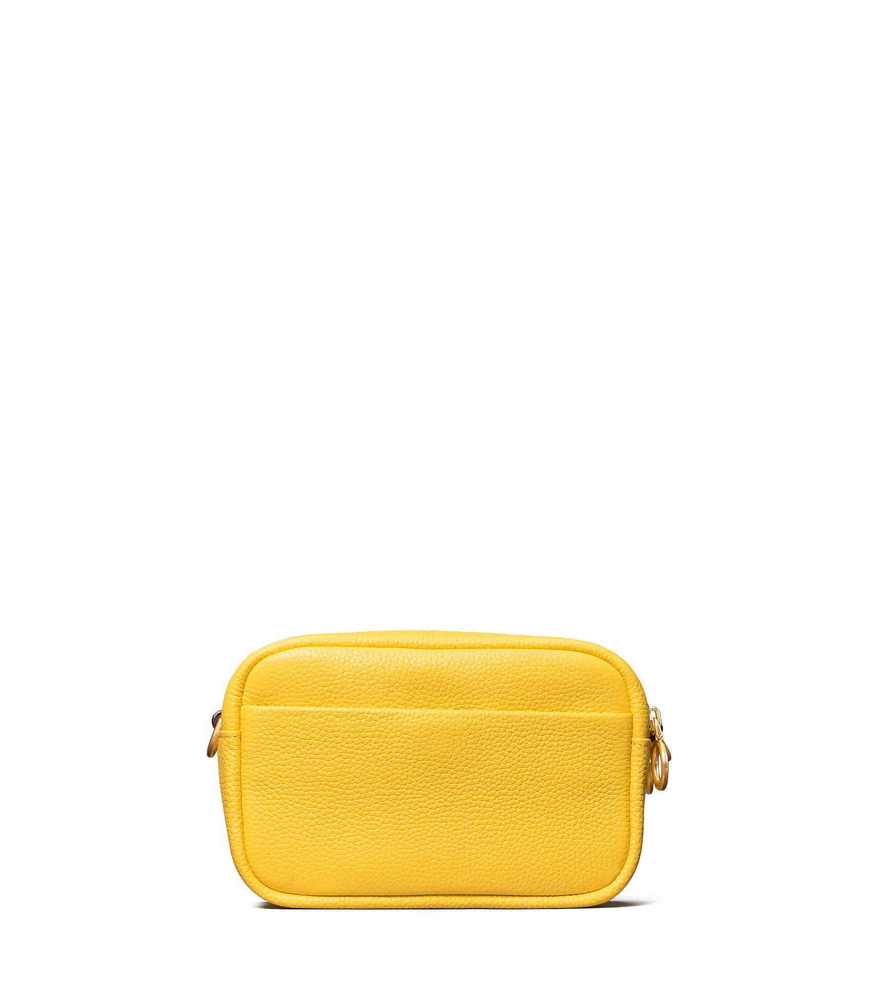 Tory Burch Perry Bombe Pieced-strap Mini Bag in Yellow | Lyst